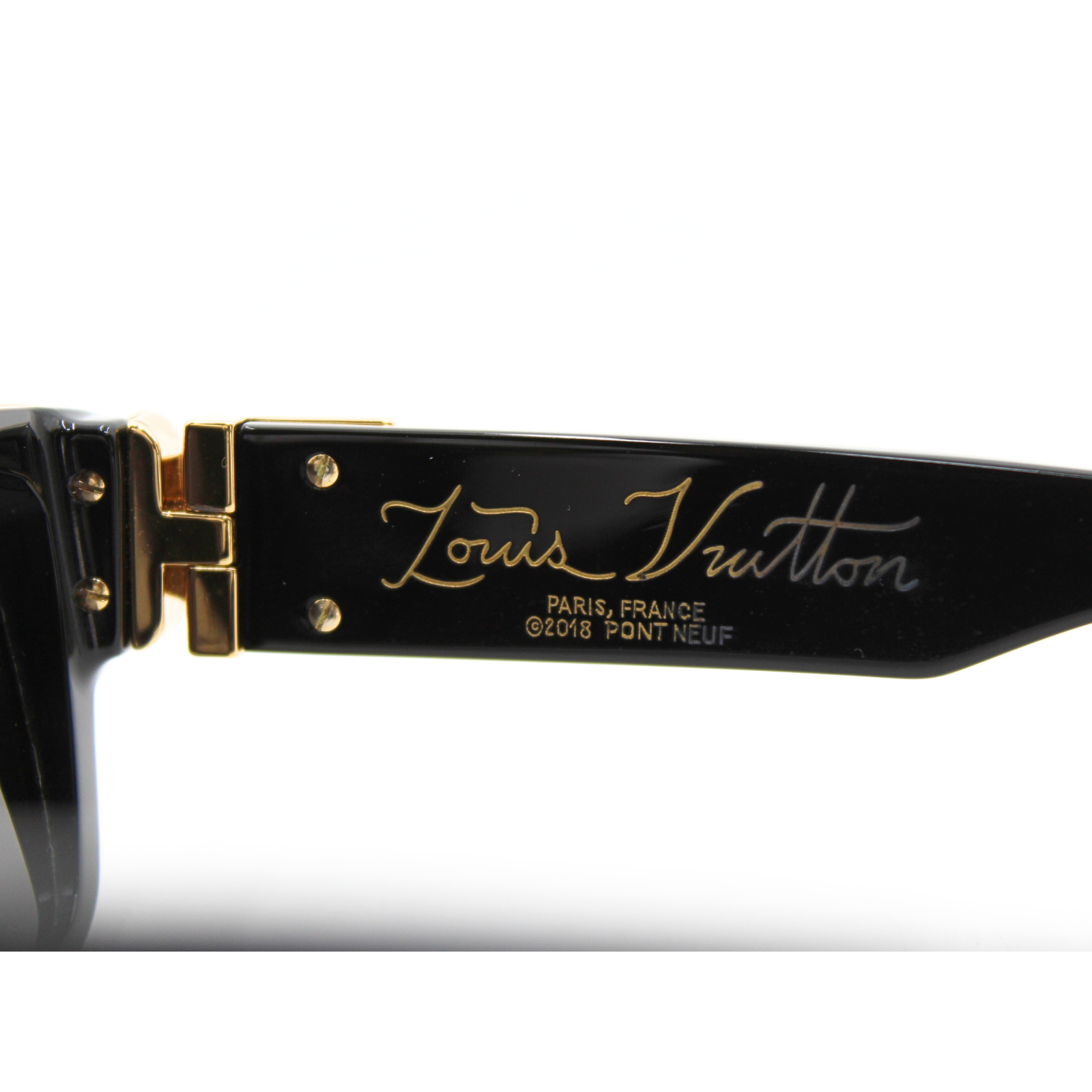 1.1 Millionaires Plastic Black Sunglasses