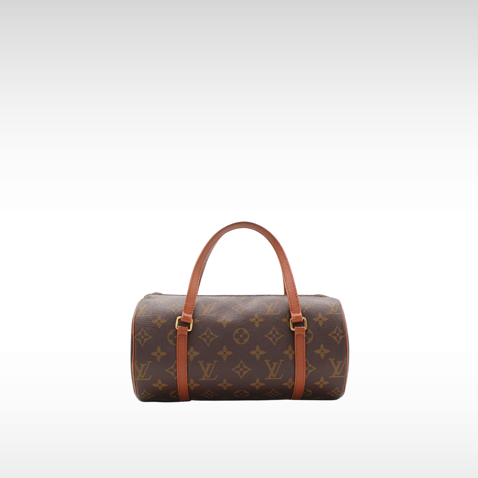 Papillon 26 Monogram Coated Canvas Marron Handbag