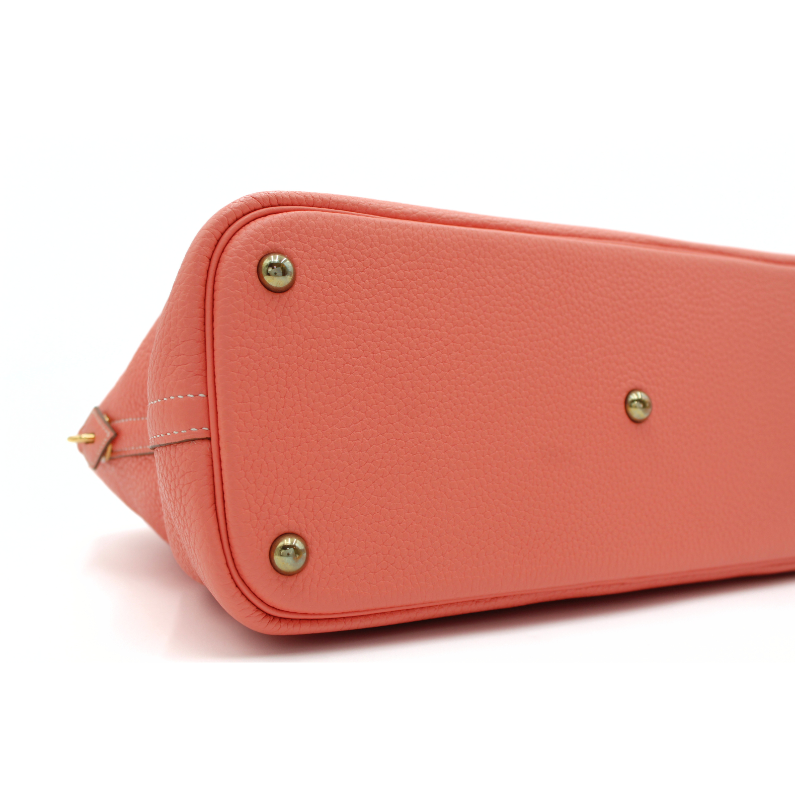 Bolide 35 Taurillon Clemence Crevette Handbag