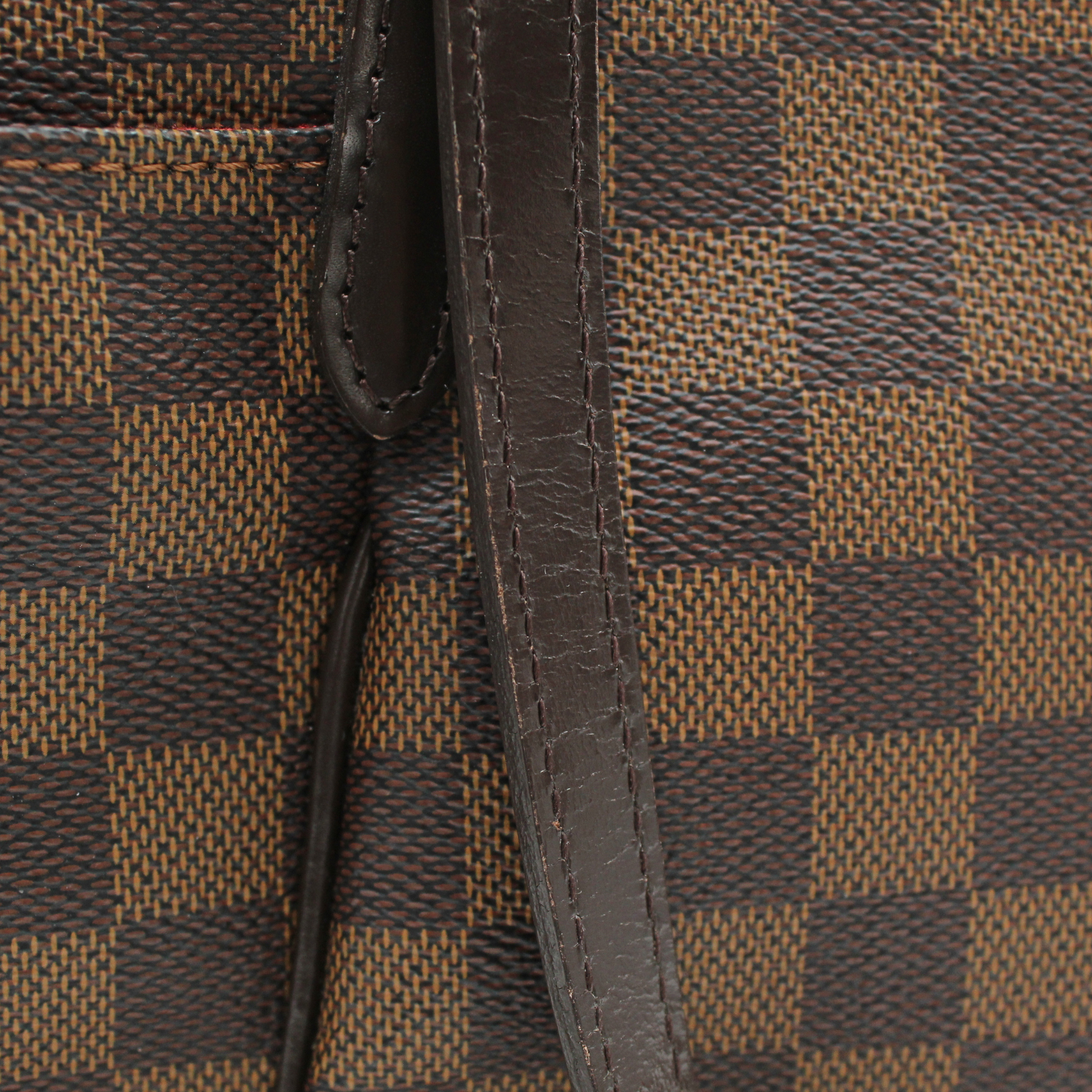 Totally MM Damier Coated Canvas Ebene Shoulder Bag