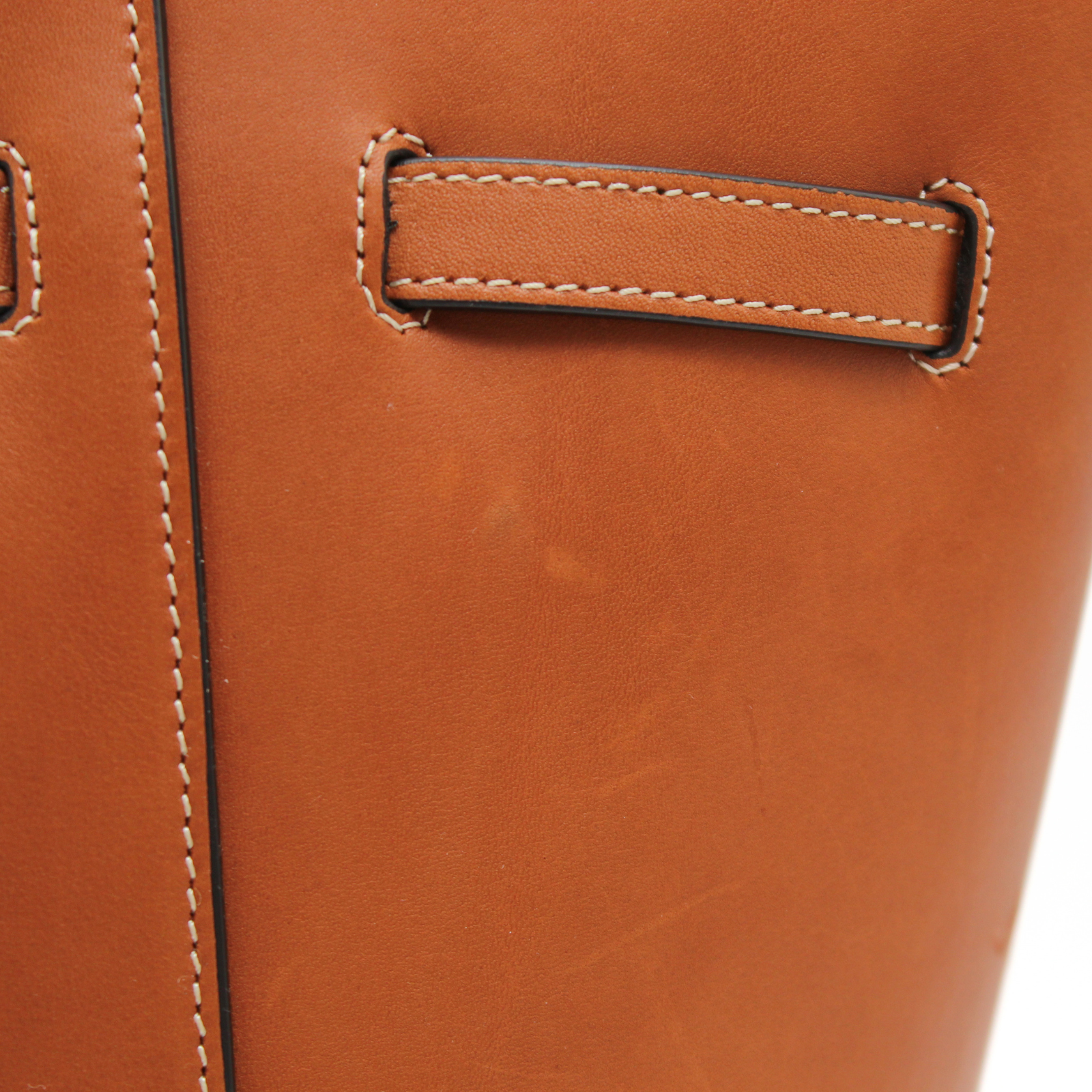 Cabas Phantom Small Calf Brown Tote Bag