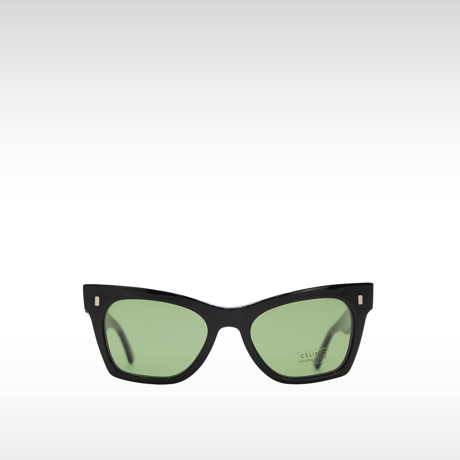 Cat Eye Plastic Black Sunglasses