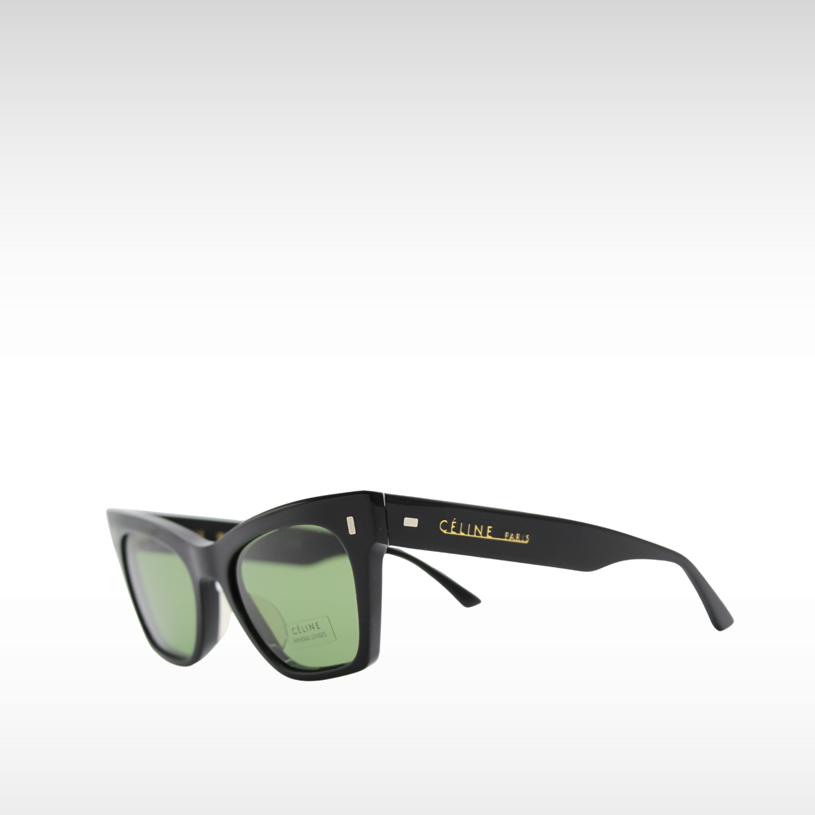 Cat Eye Plastic Black Sunglasses