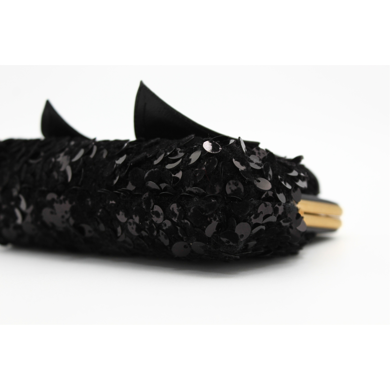 Sequin Black Shoulder Bag