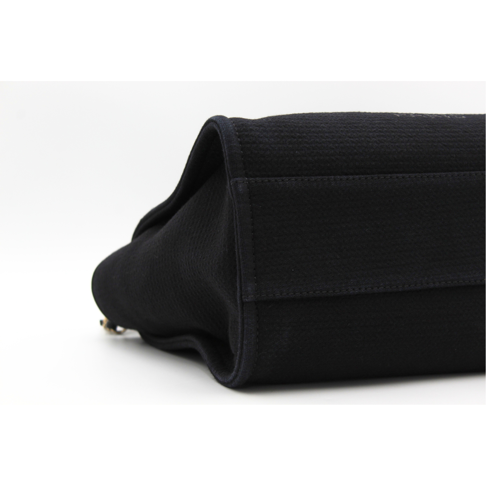 Deauville Fabric Black Handbag