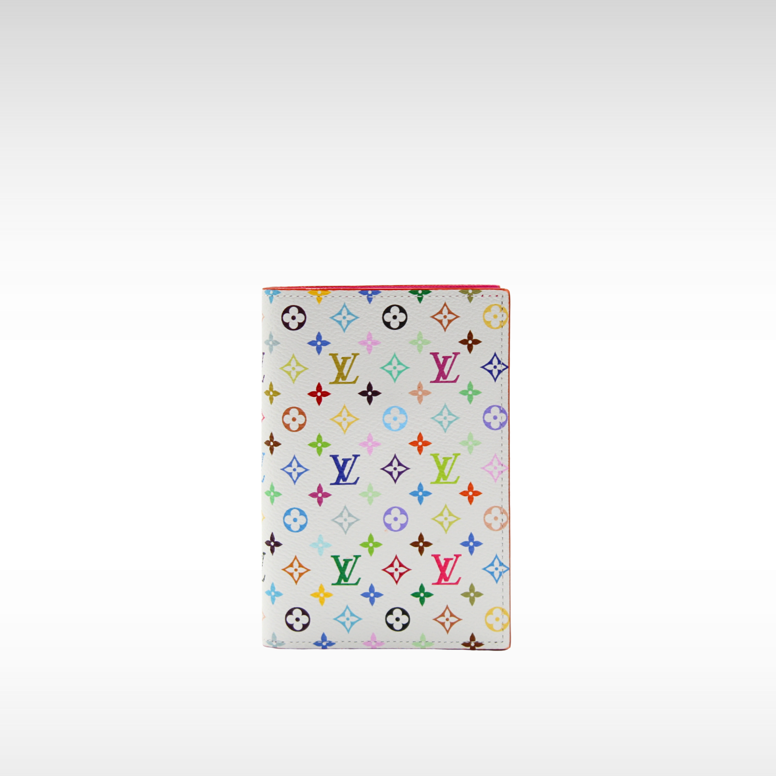 Passport Cover LV x TM Monogram Multi Color Coated Canvas