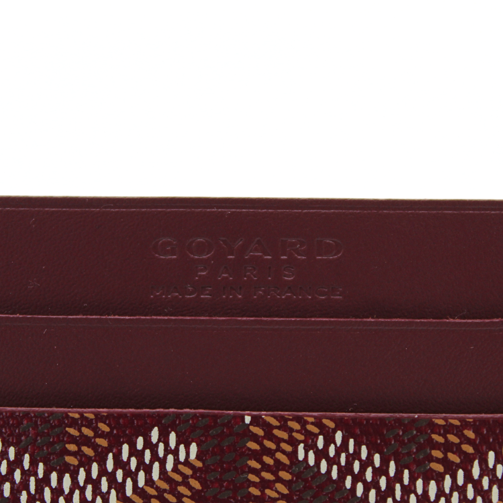 Saint Sulpice Burgundy Card Case
