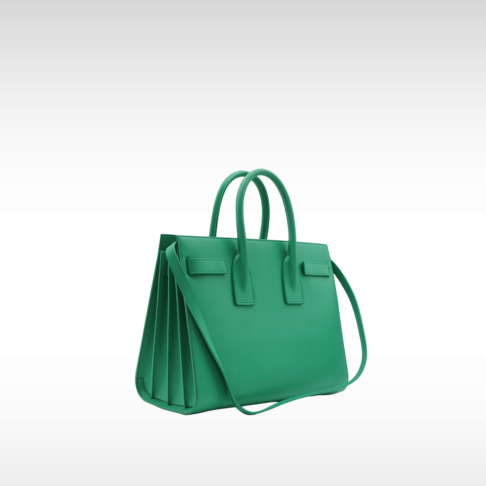 Sac De Jour Calf Green Handbag