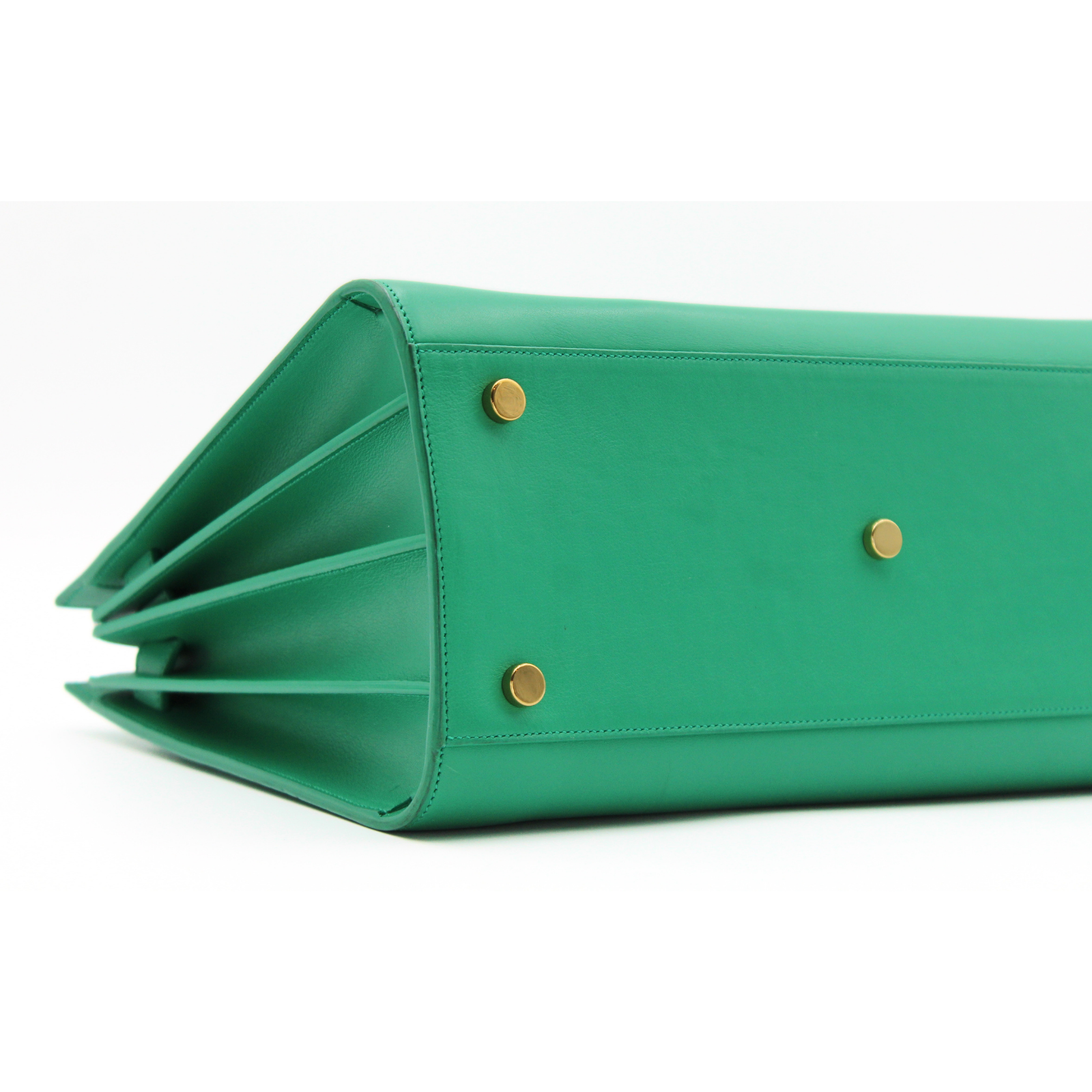Sac De Jour Calf Green Handbag