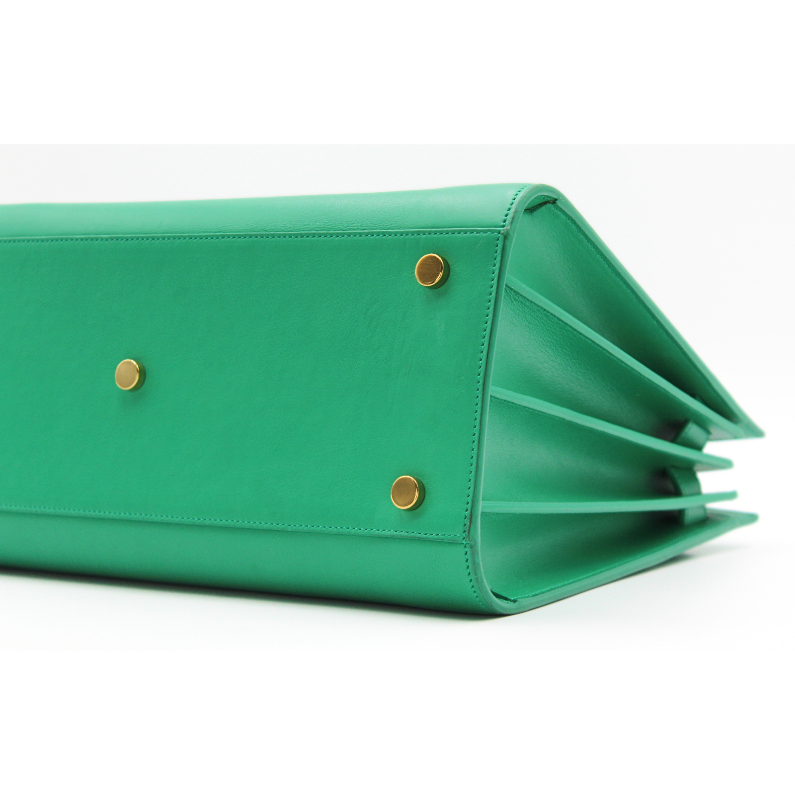 Sac De Jour Calf Green Handbag
