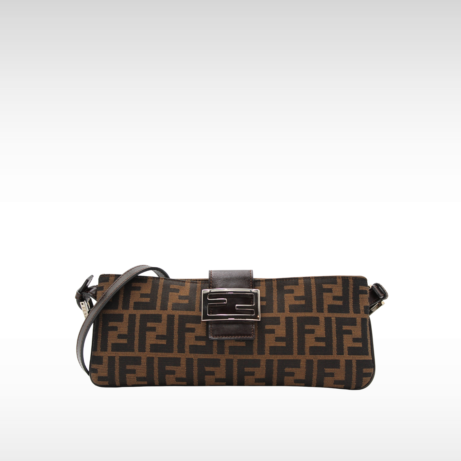 Zucca Canvas Brown Crossbody Bag