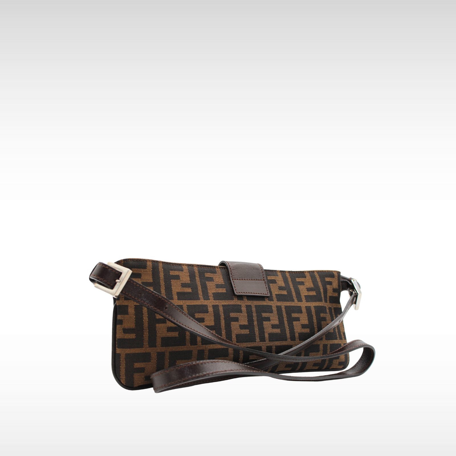 Zucca Canvas Brown Crossbody Bag
