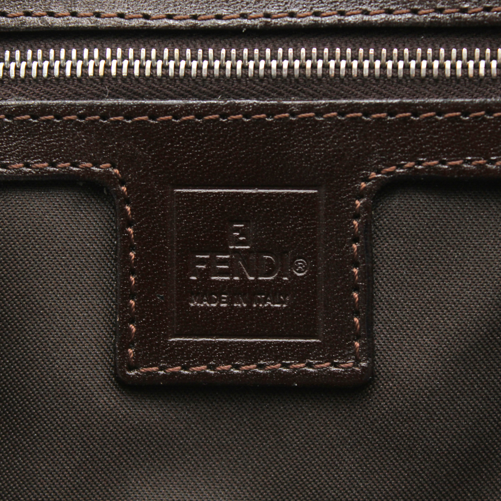 Zucca Canvas Brown Crossbody Bag