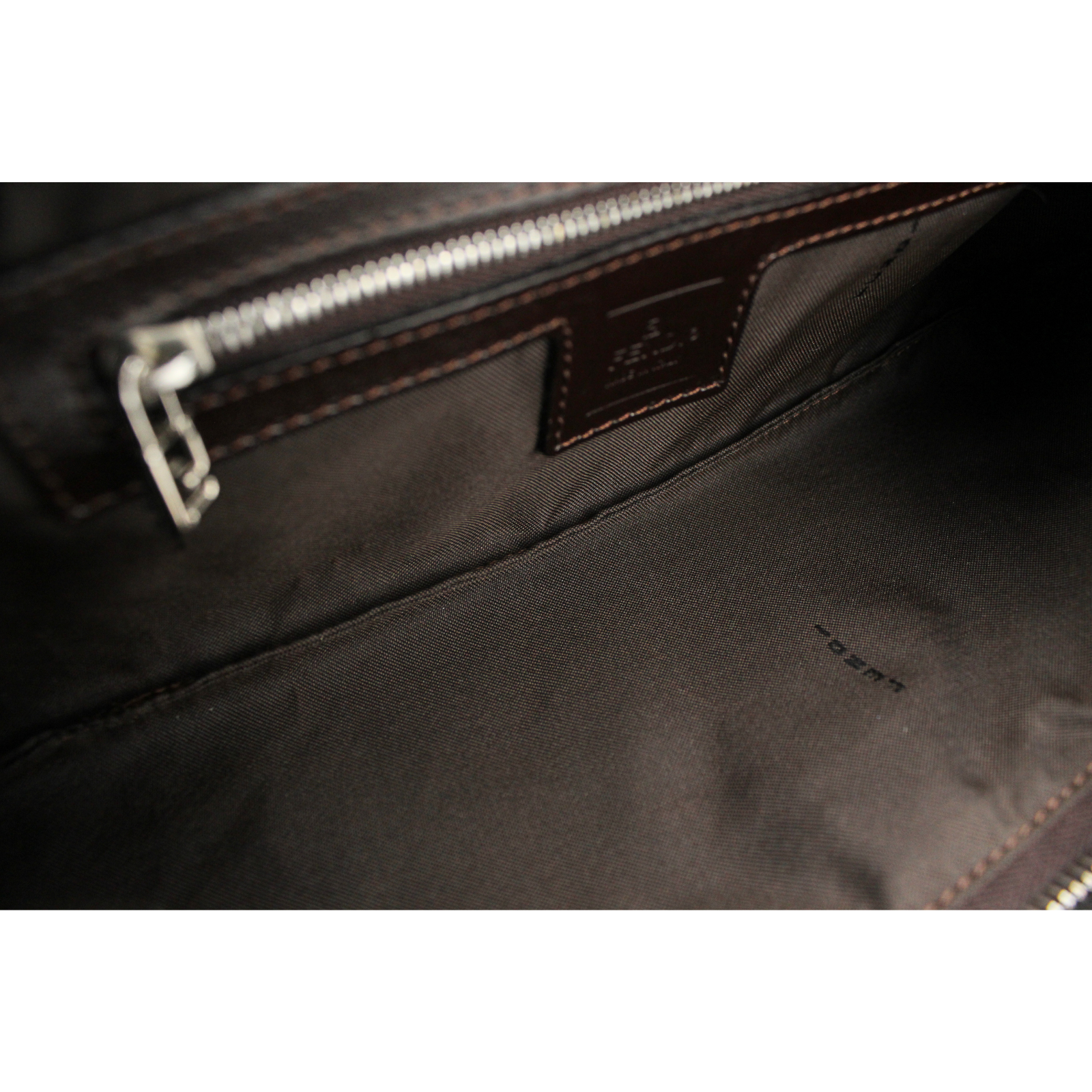 Zucca Canvas Brown Crossbody Bag