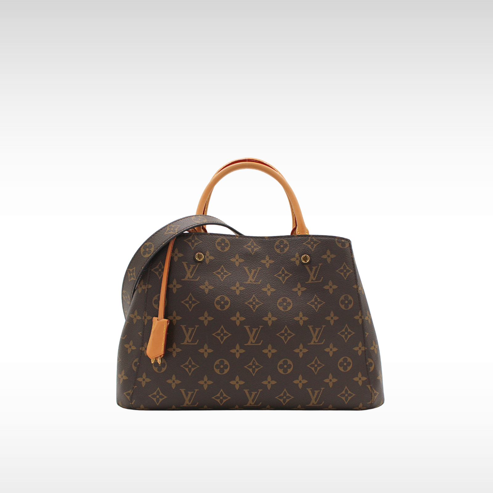 Montaigne MM Monogram Marron Handbag