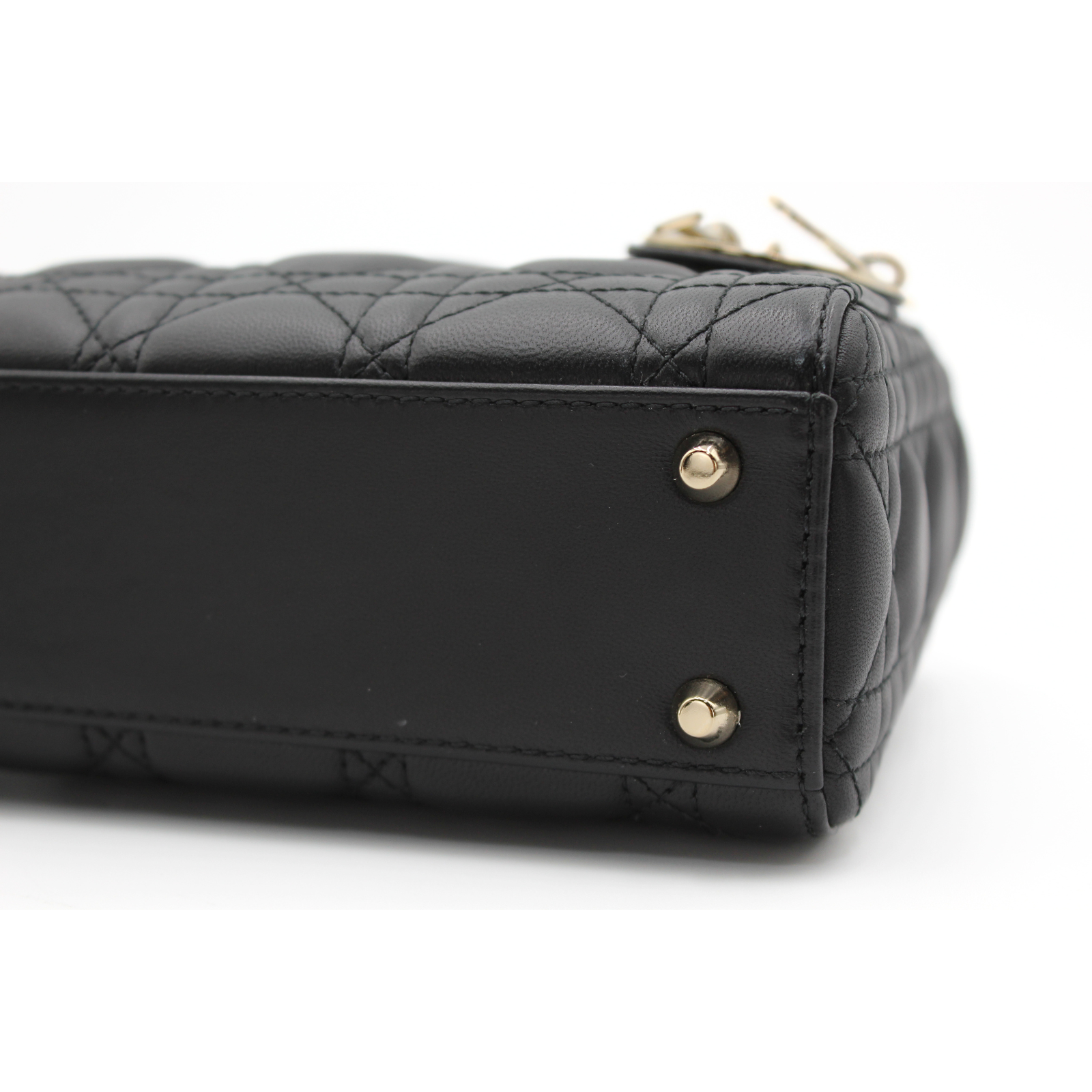 Lady Dior Mini Lamb Handbag