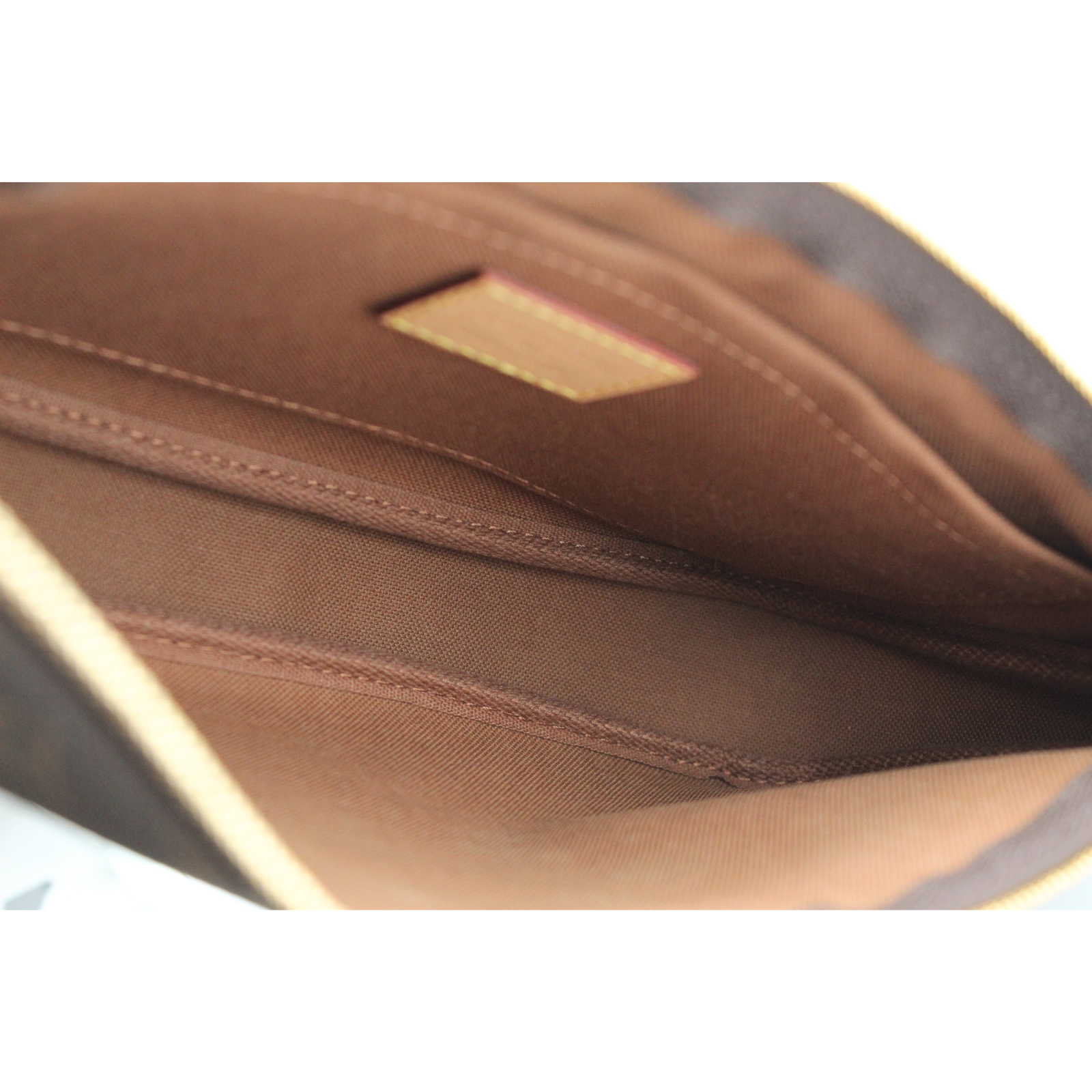 Multi Pochette Accessories Monogram Marron + Rose Claire Crossbody Bag