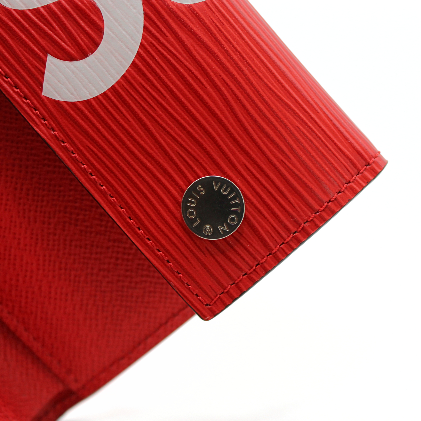 Chain Wallet Louis Vuitton X Supreme Epi Wallet on Chain