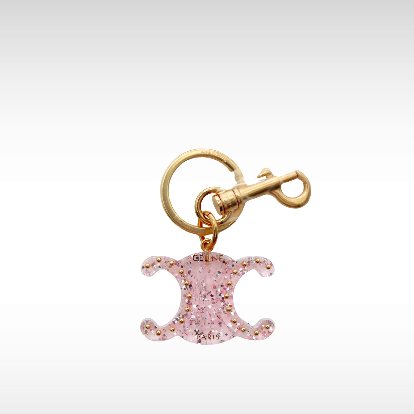 Triomphe Plexi Pink Key Ring