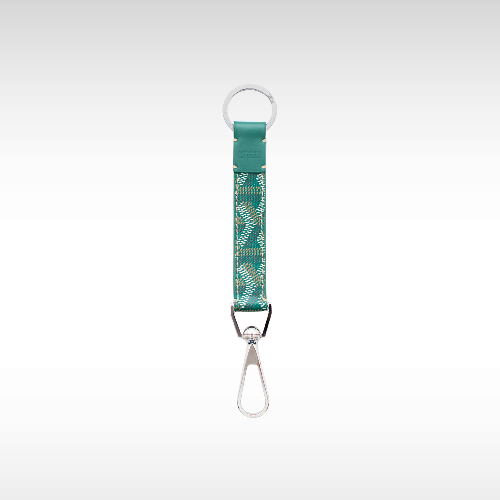 Mousqueton Green Key Ring