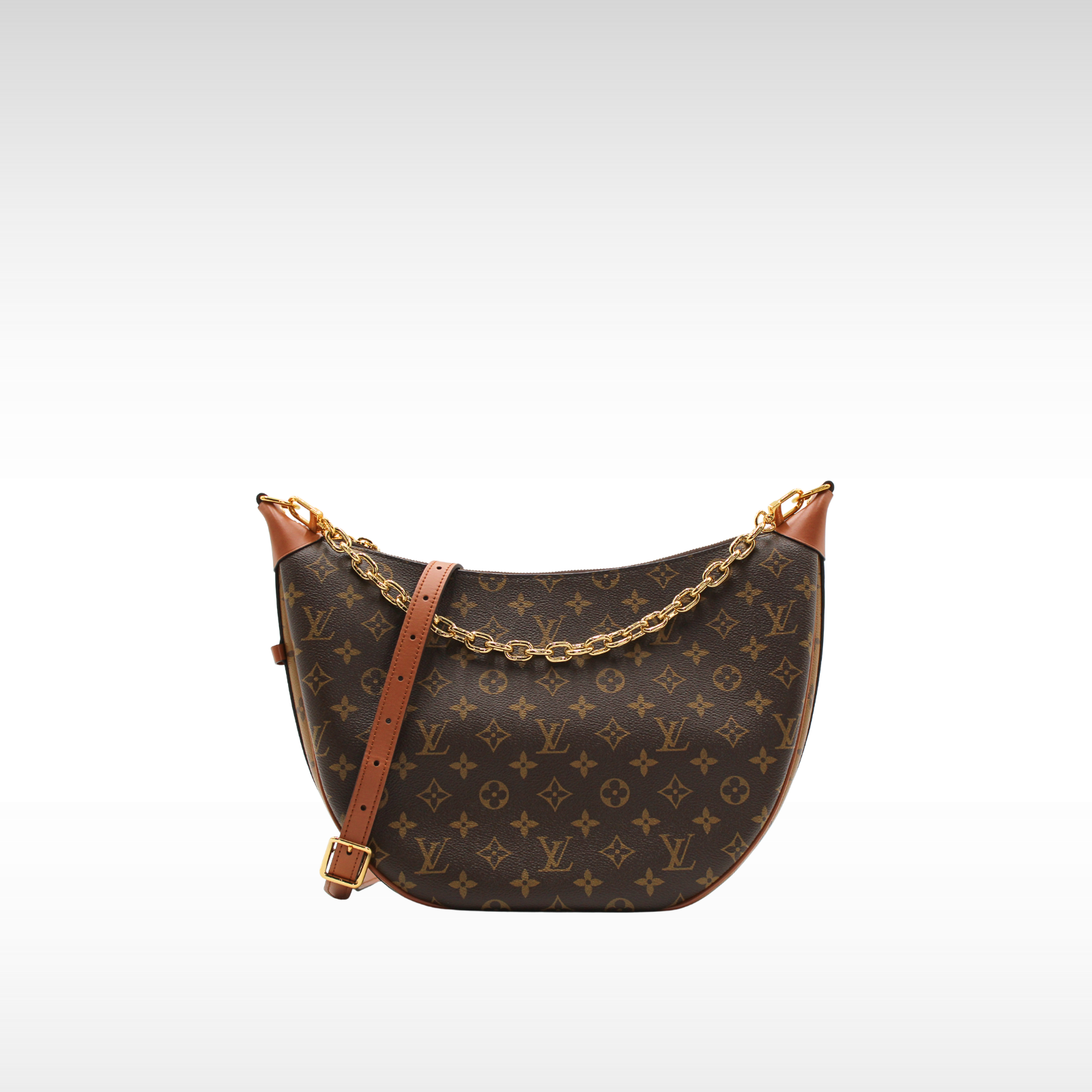 Loop Hobo Monogram Reverse Shoulder Bag