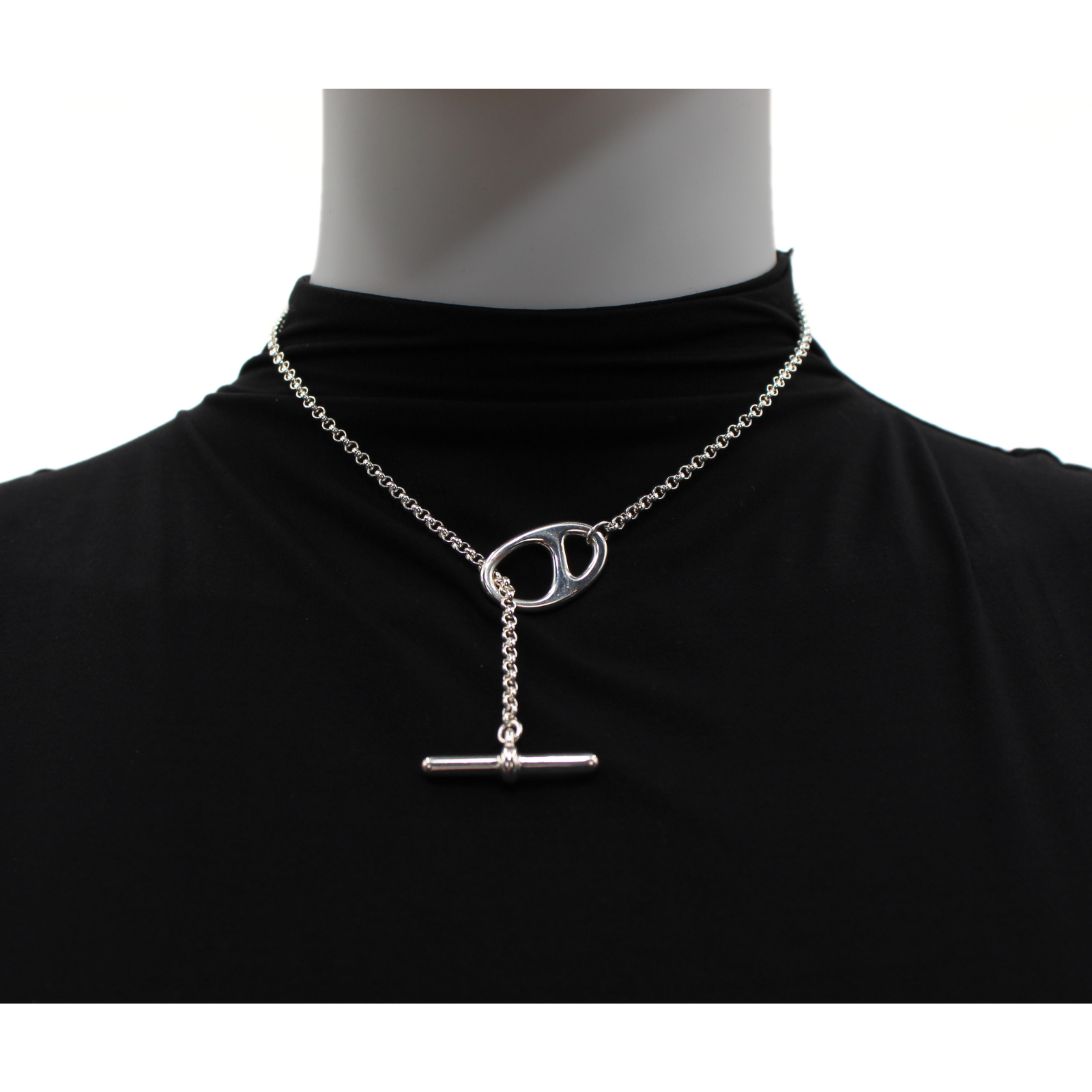 Chaine D'ancre Punk 42 Silver Necklace
