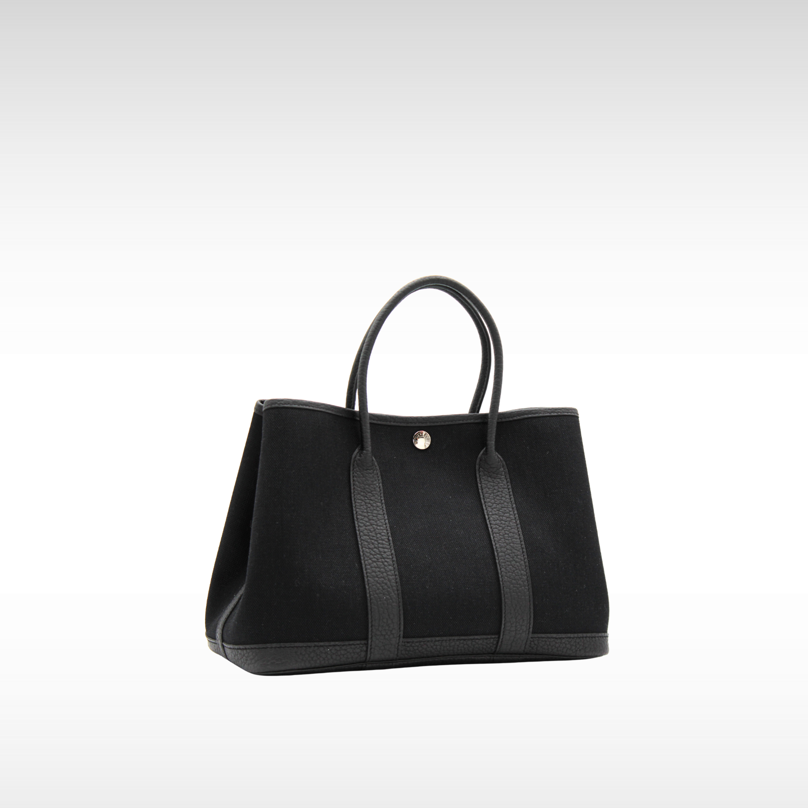 Garden Party 30 Toile Military Black Tote Bag
