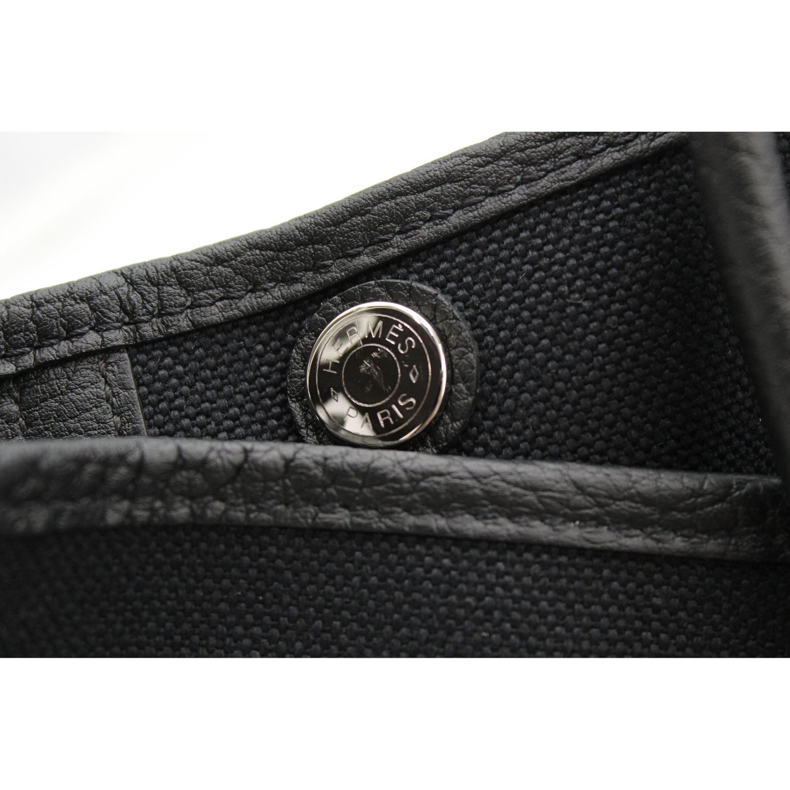 Garden Party 30 Toile Military Black Tote Bag