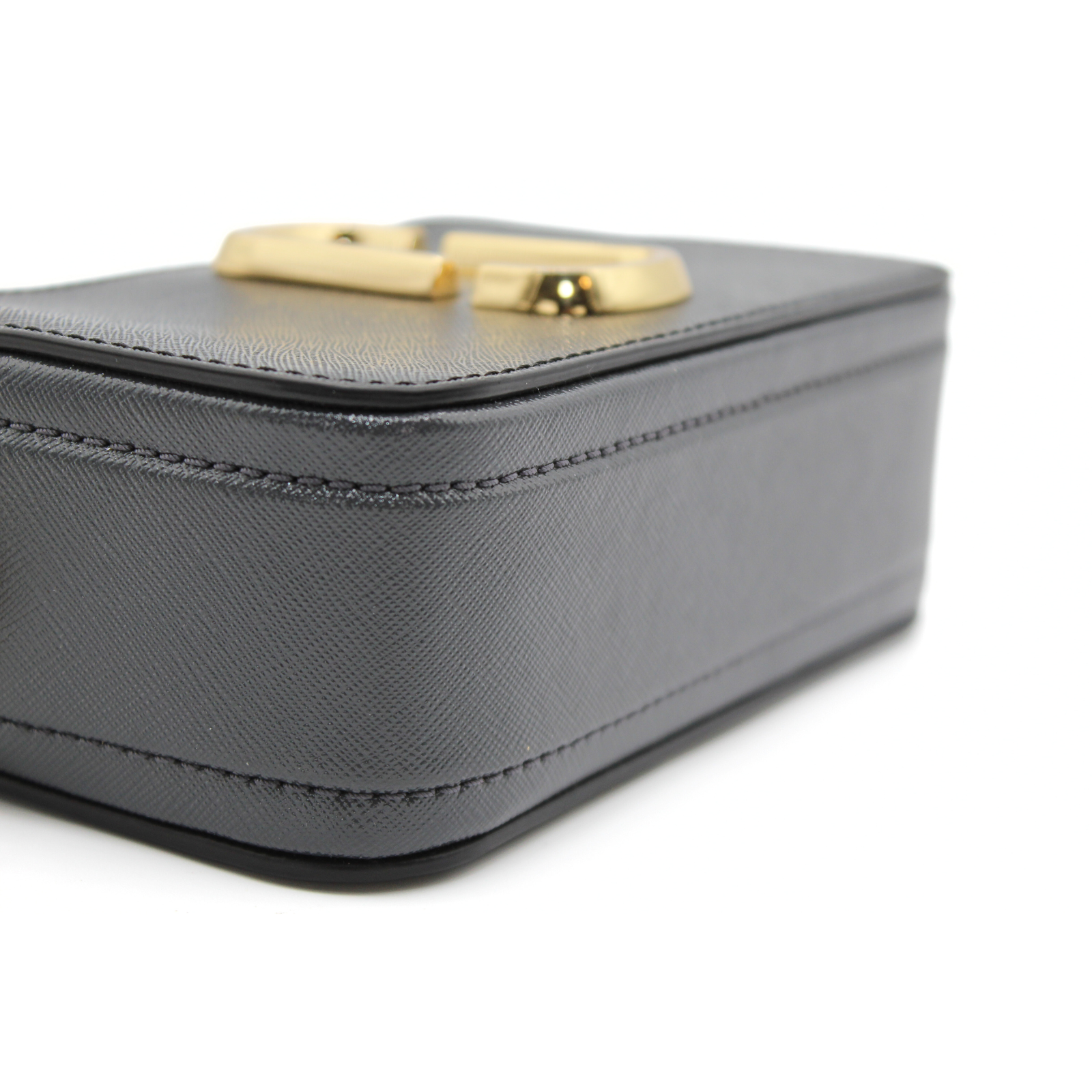 The Snapshot Calf Black Crossbody Bag