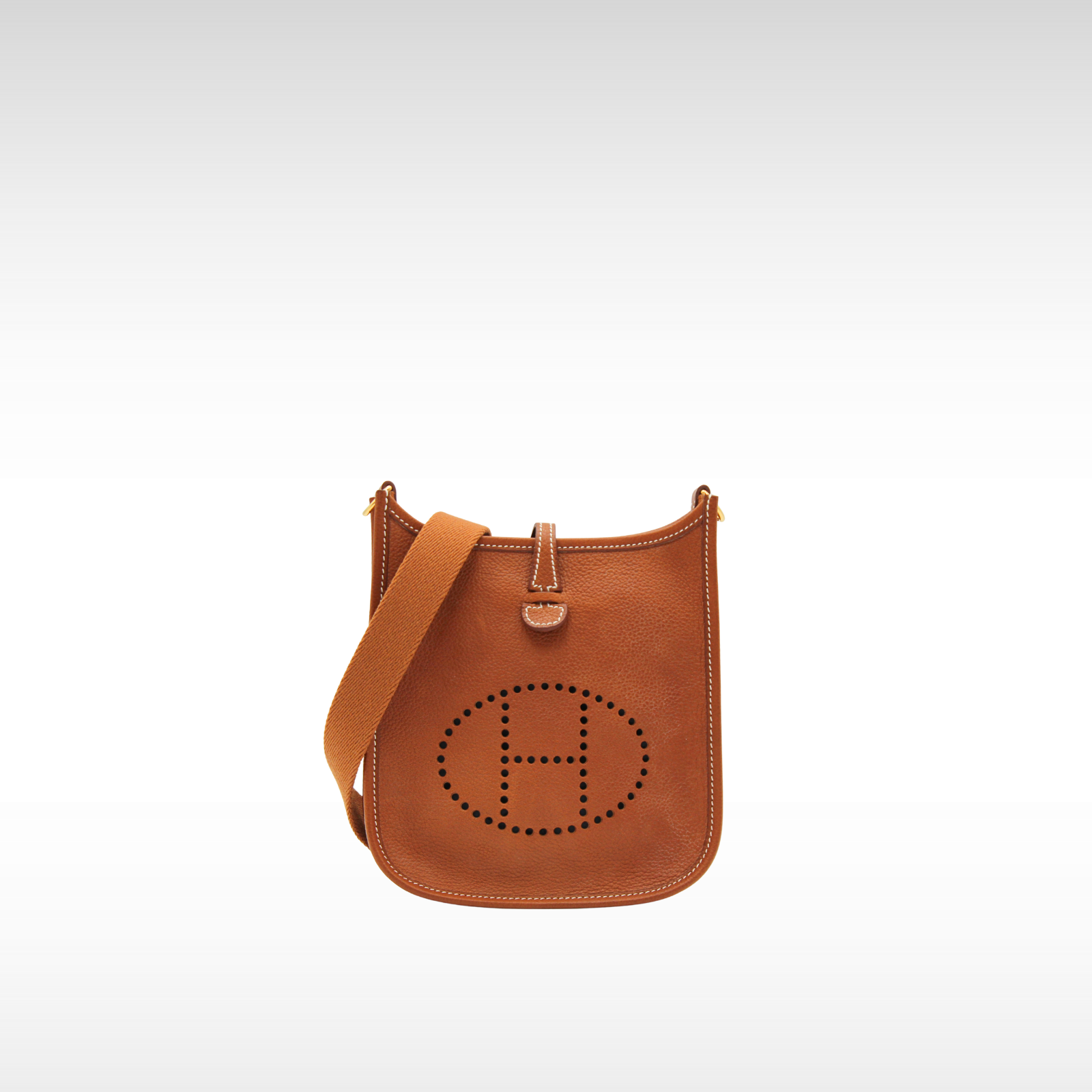 Evelyne Amazone 16 Barenia Faubourg Fauve Crossbody Bag