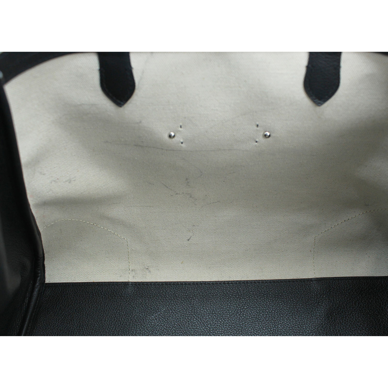 Saigon Tote MM Coated Canvas Black Tote Bag