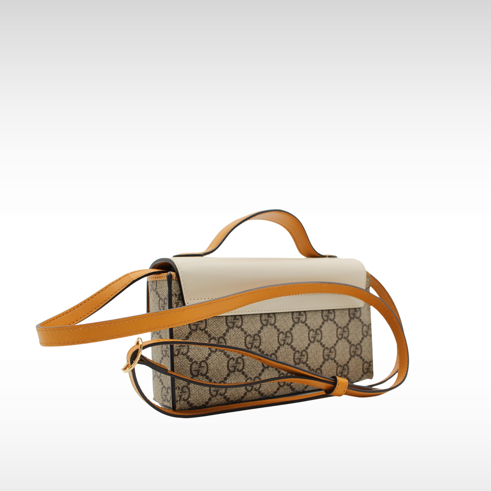 Padlock Mini GG-Supreme Coated Canvas Shoulder Bag