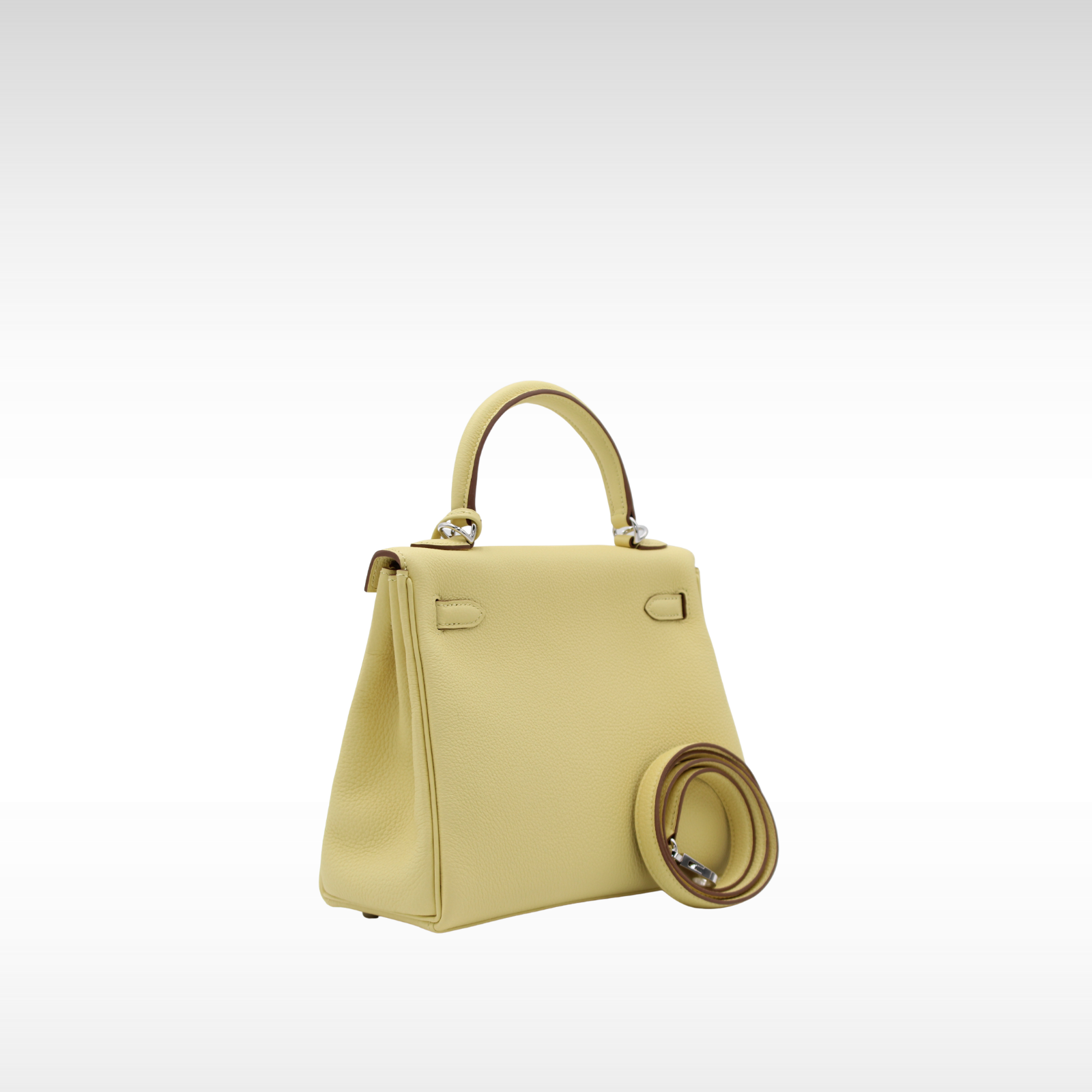 Kelly 25 Togo Jaune Poussin