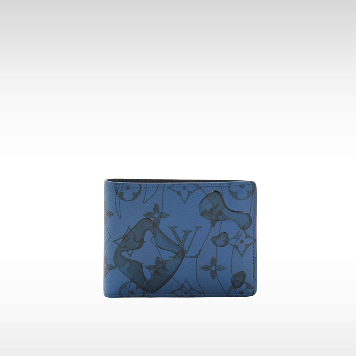Slender Monogram Aqua Garden Wallet