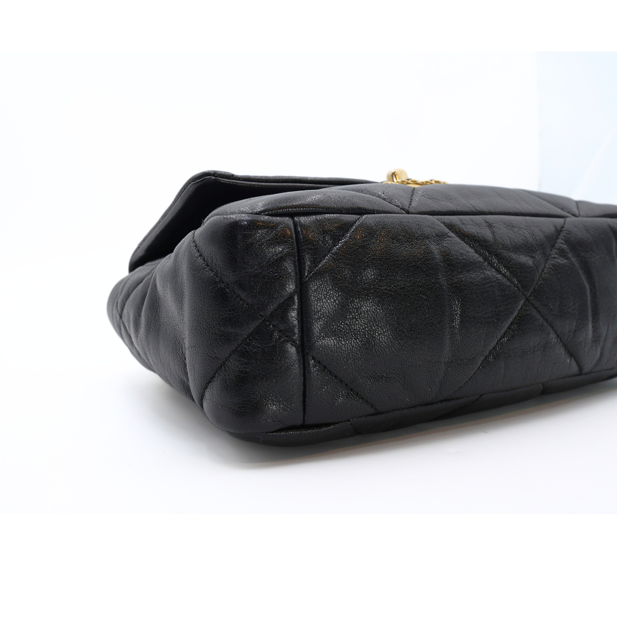 Chanel 19 Goat Black Shoulder Bag