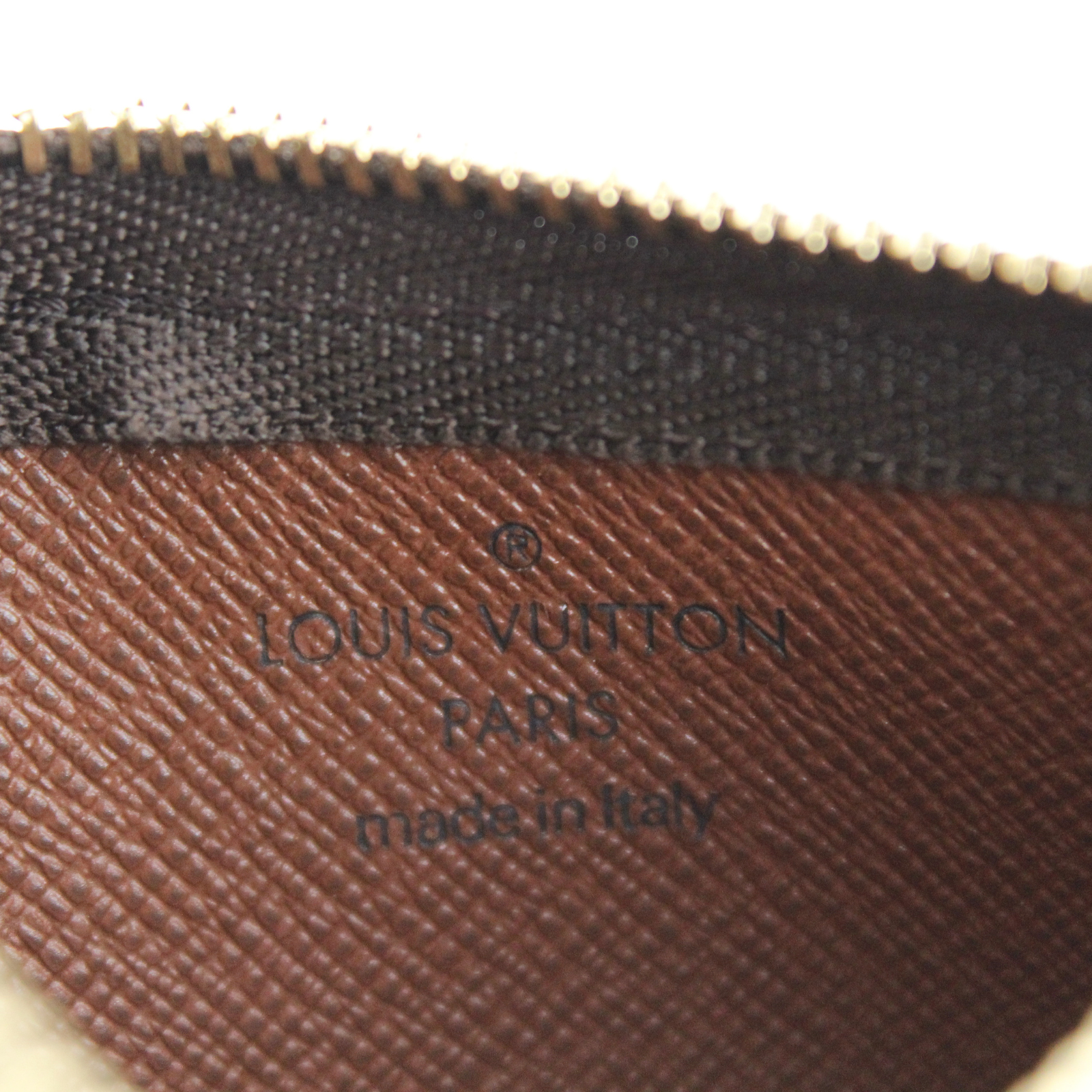 Key Pouch Monogram Marron Coin Case
