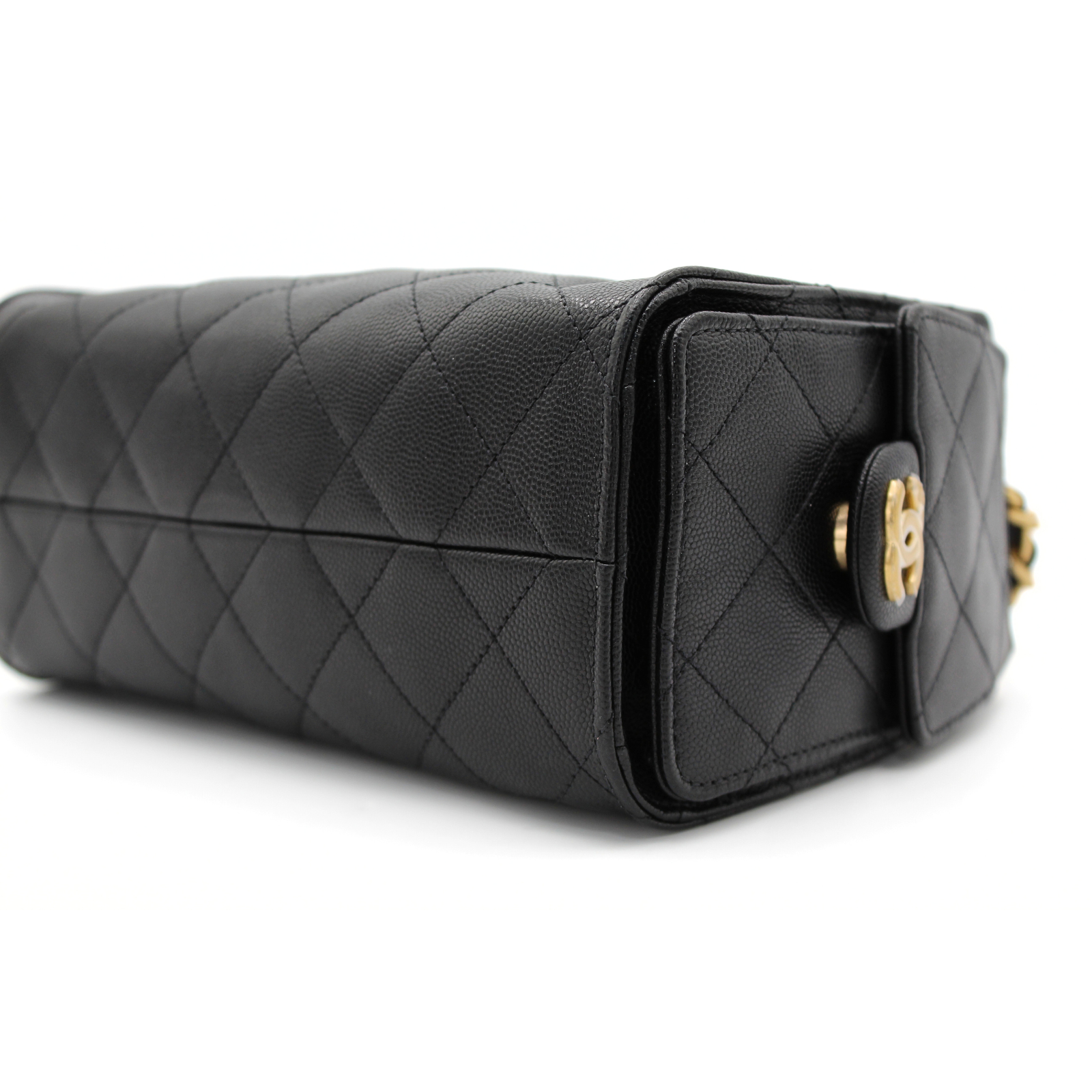 Chanel 25 Mini Caviar Black Shoulder Bag