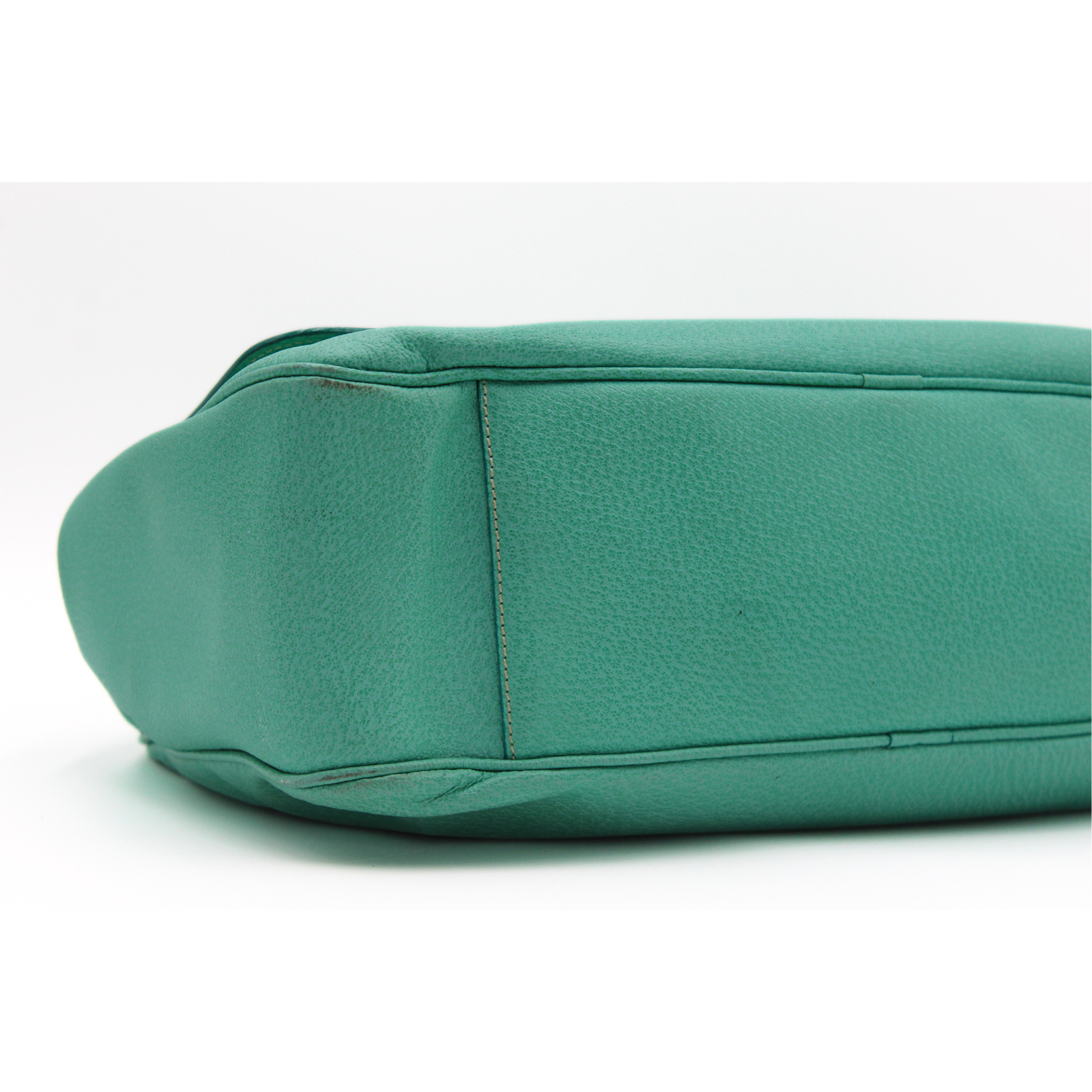 Calf Blue Handbag