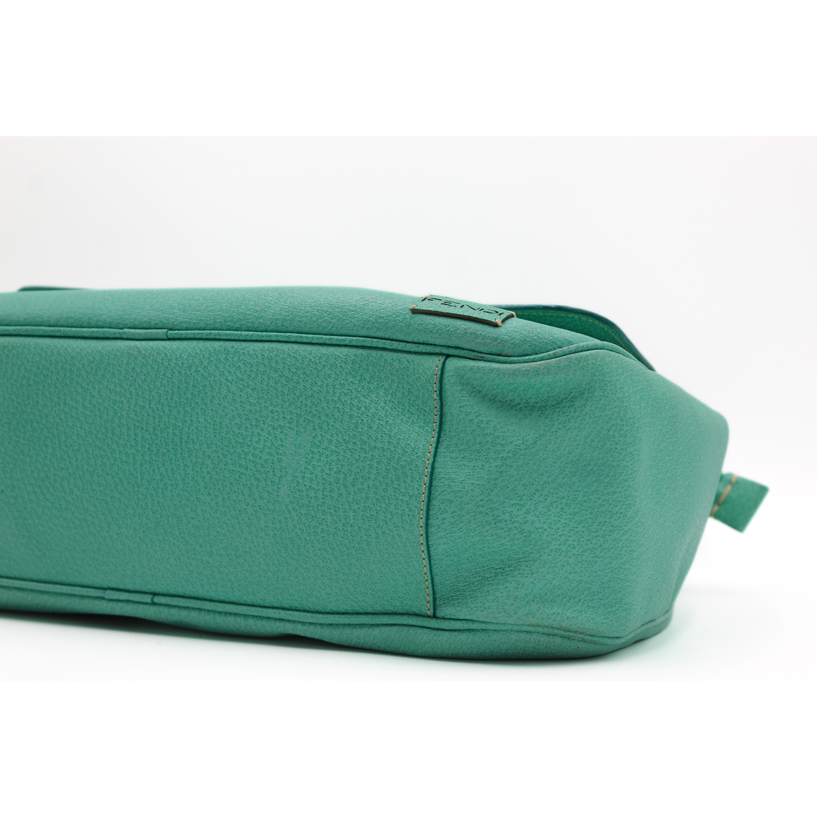 Calf Blue Handbag
