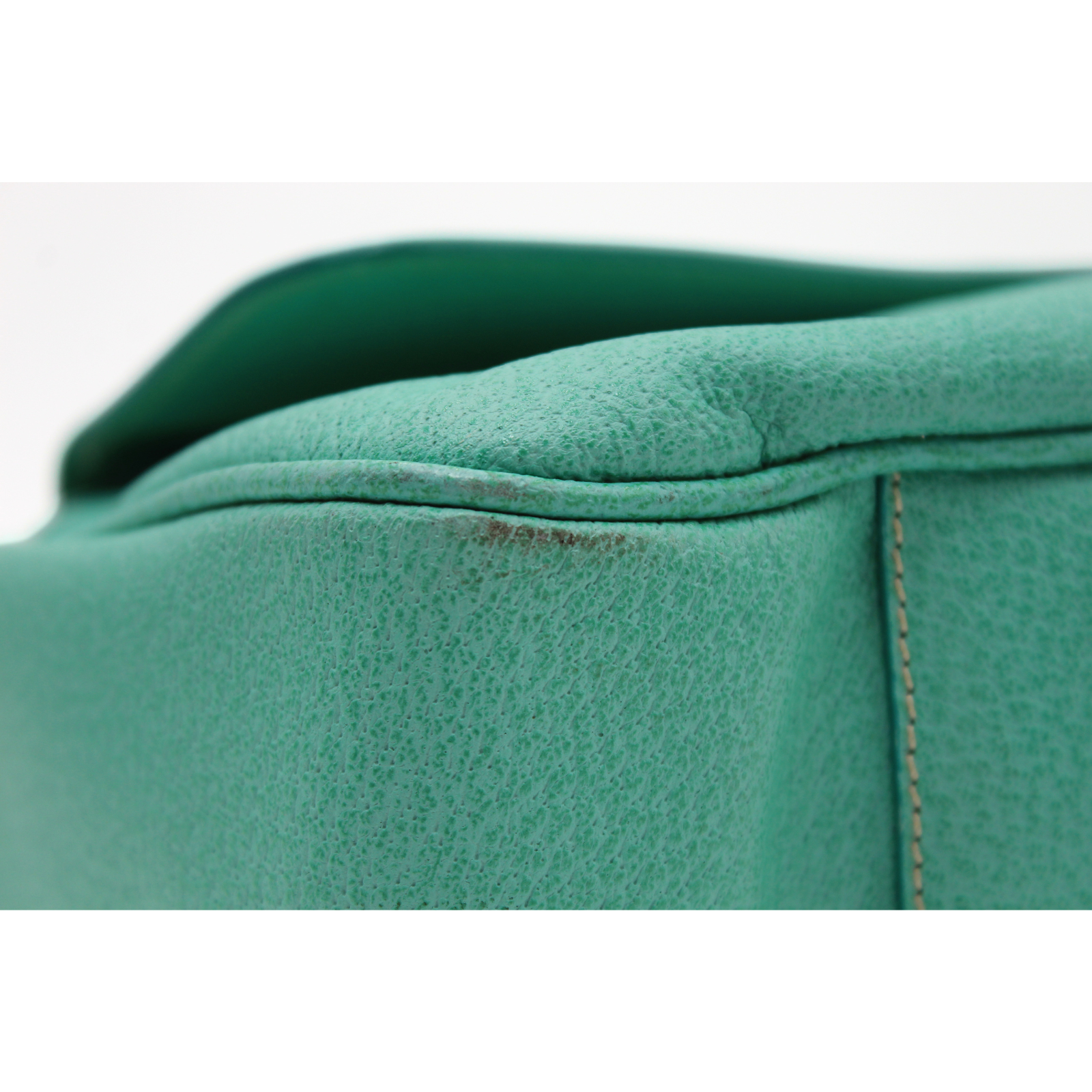 Calf Blue Handbag