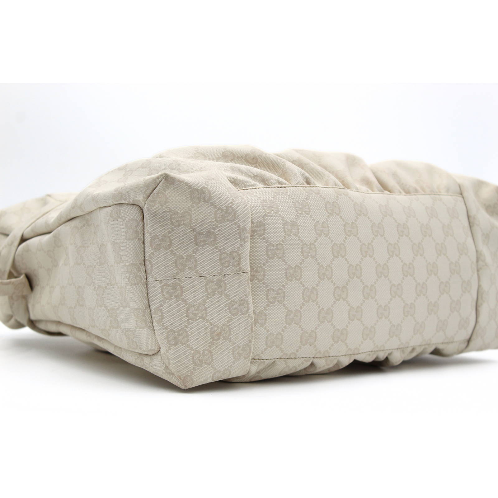 Hysteria Crest Canvas White Shoulder Bag