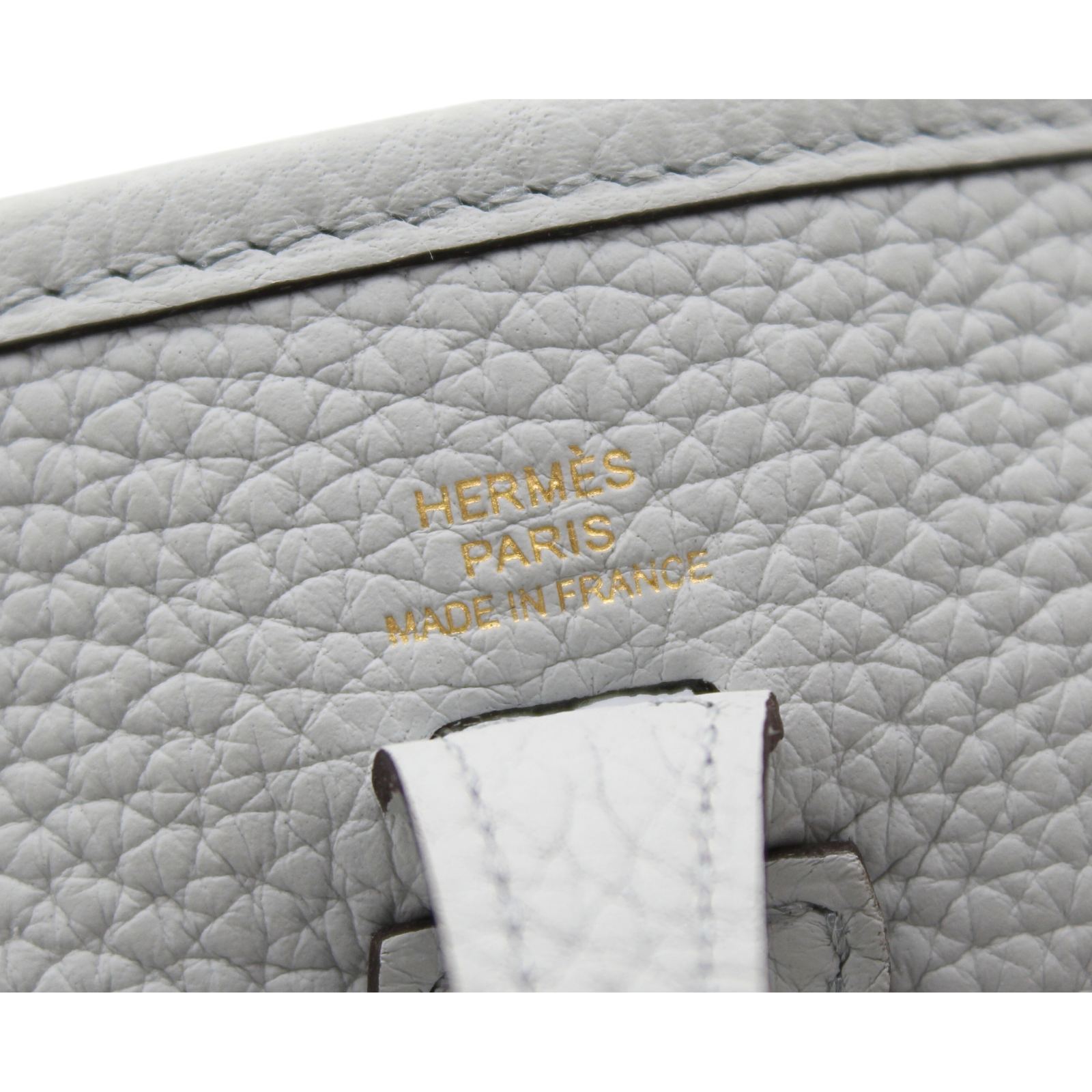 Evelyne Amazone 16 Taurillon Clemence Blue Pale Crossbody Bag