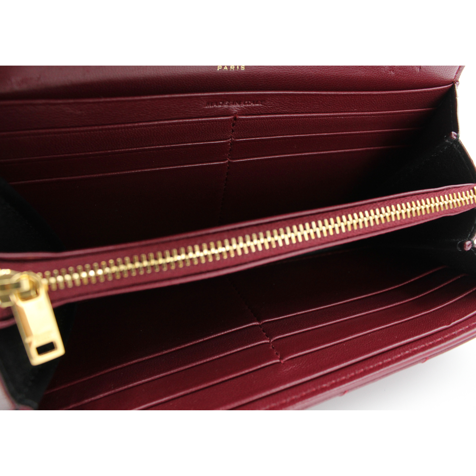 Cassandre Lamb Burgundy Wallet