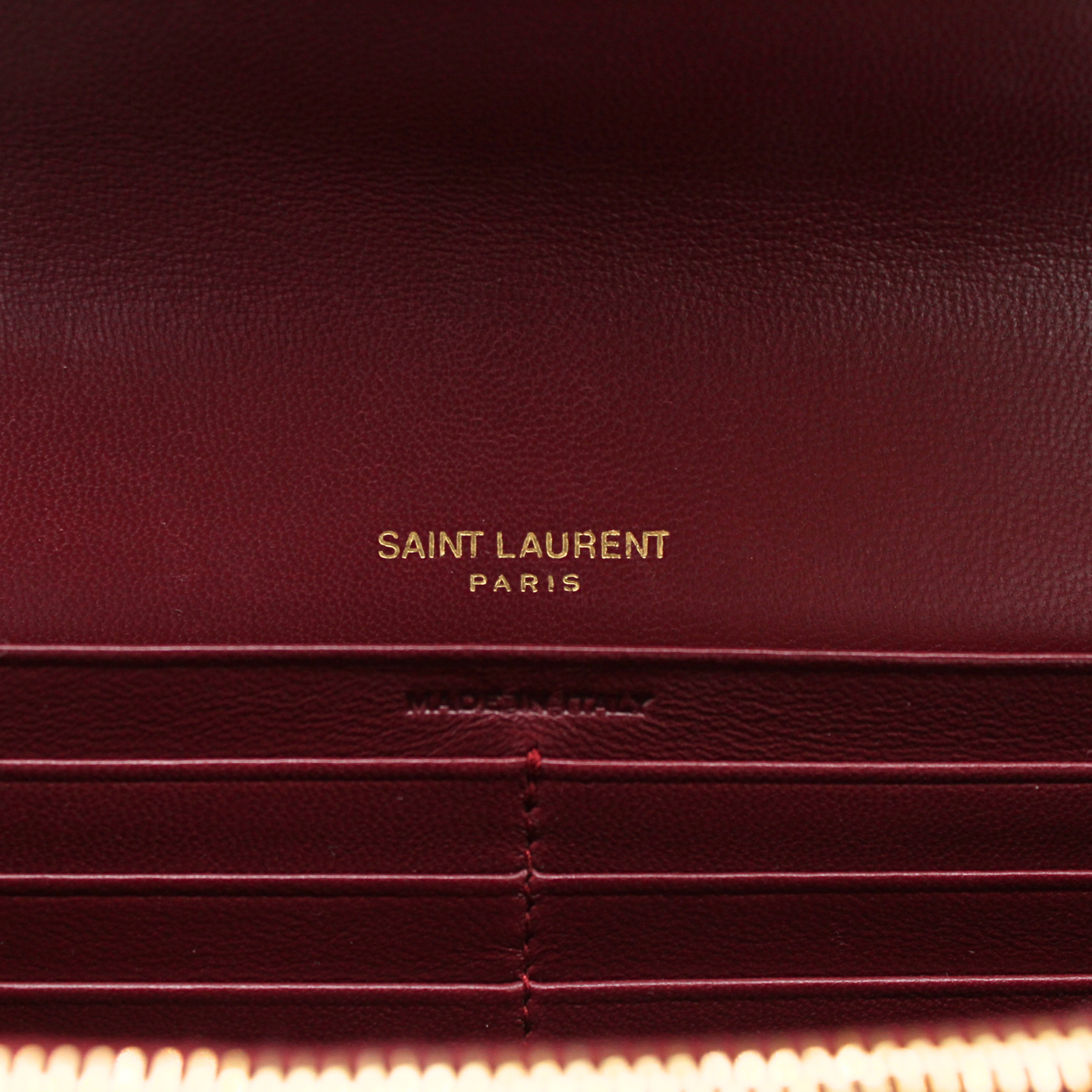 Cassandre Lamb Burgundy Wallet