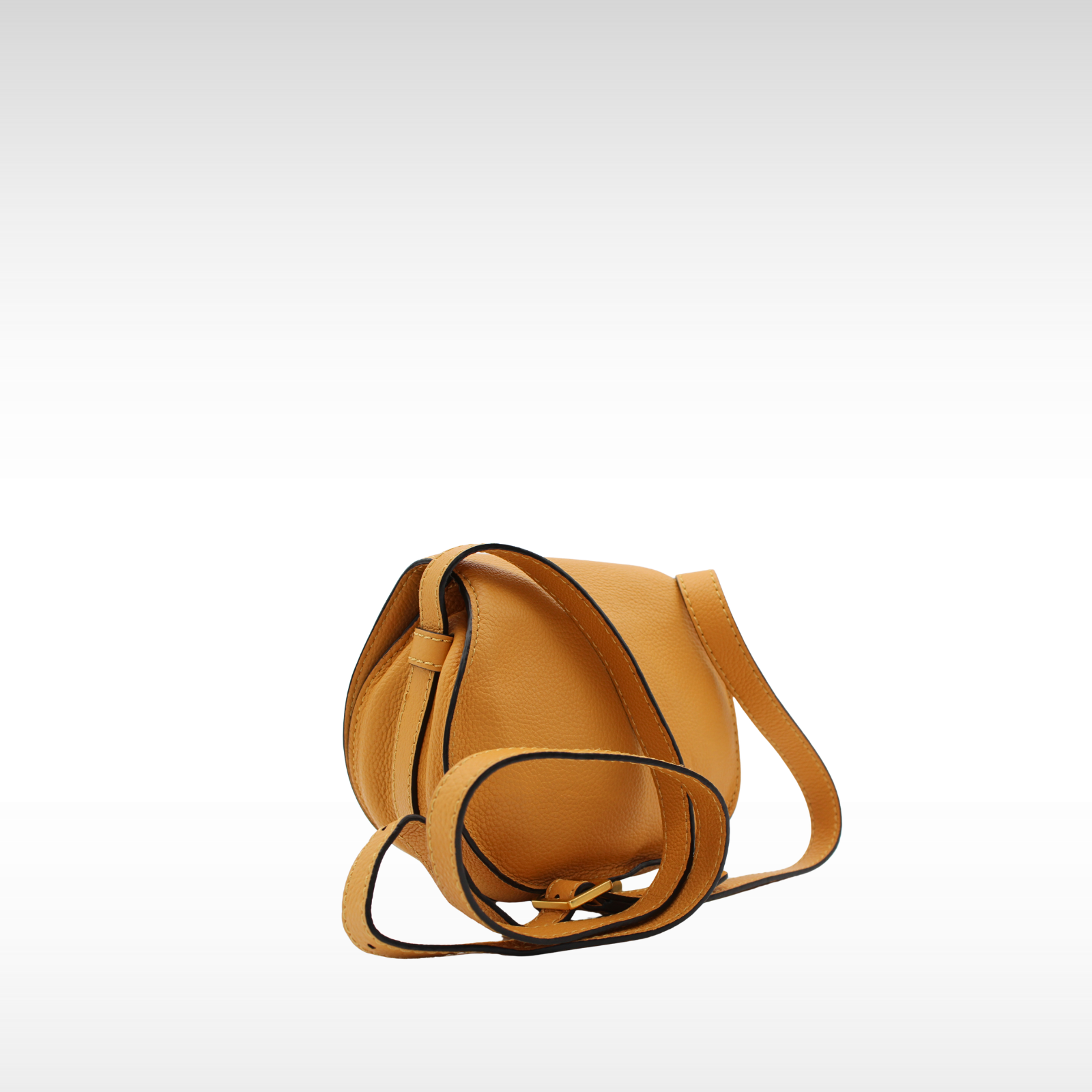 Marcie Mini Calf Yellow Crossbody Bag