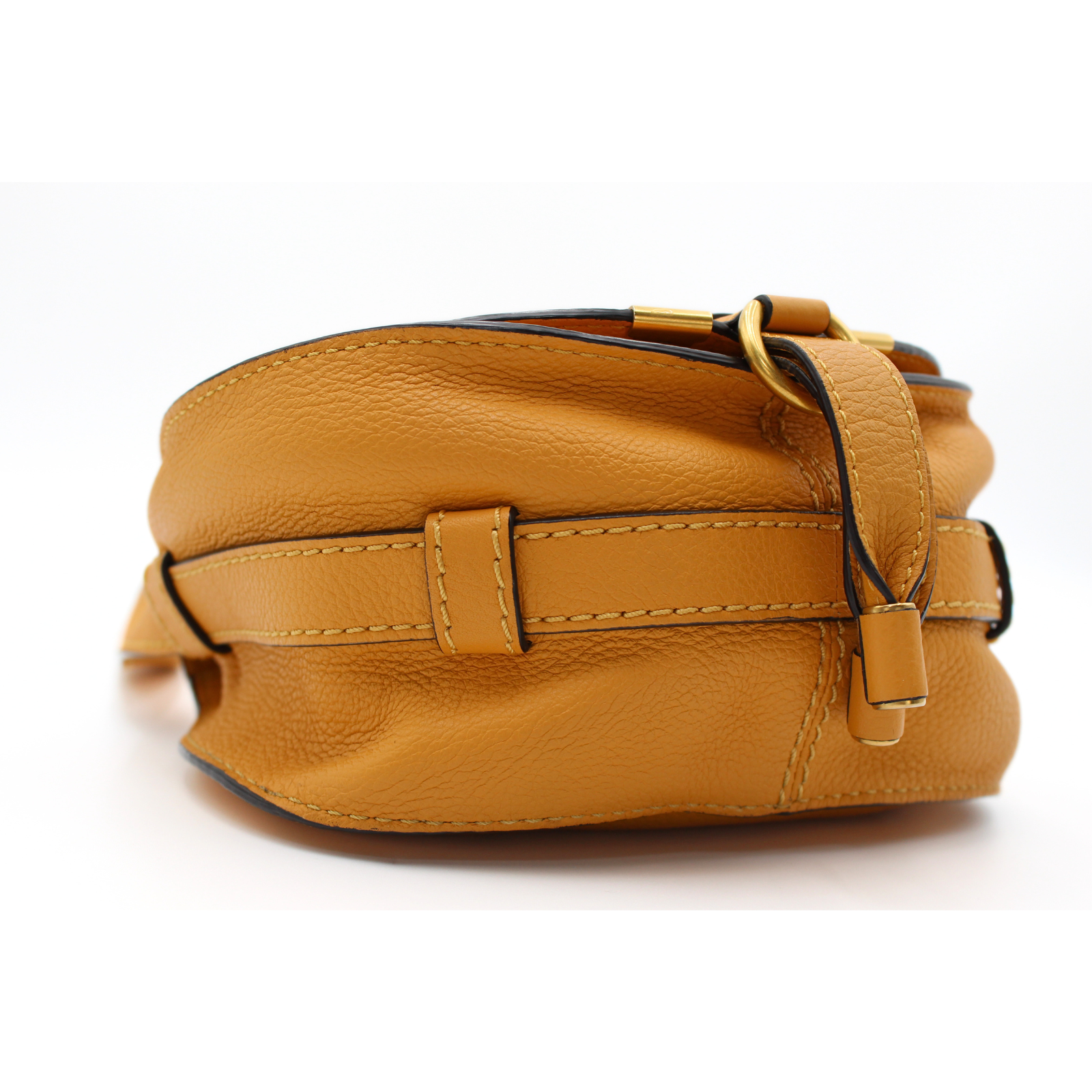 Marcie Mini Calf Yellow Crossbody Bag