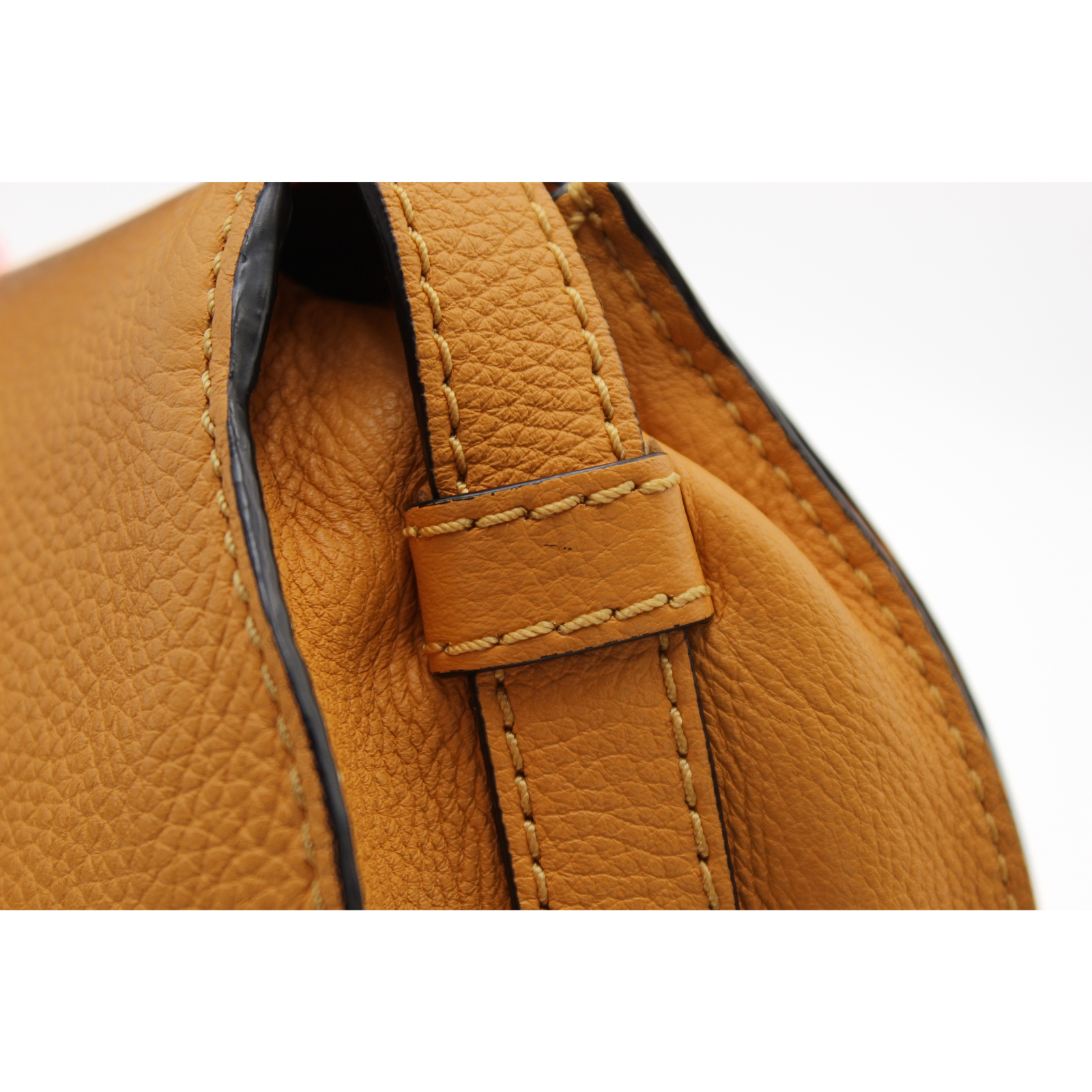 Marcie Mini Calf Yellow Crossbody Bag