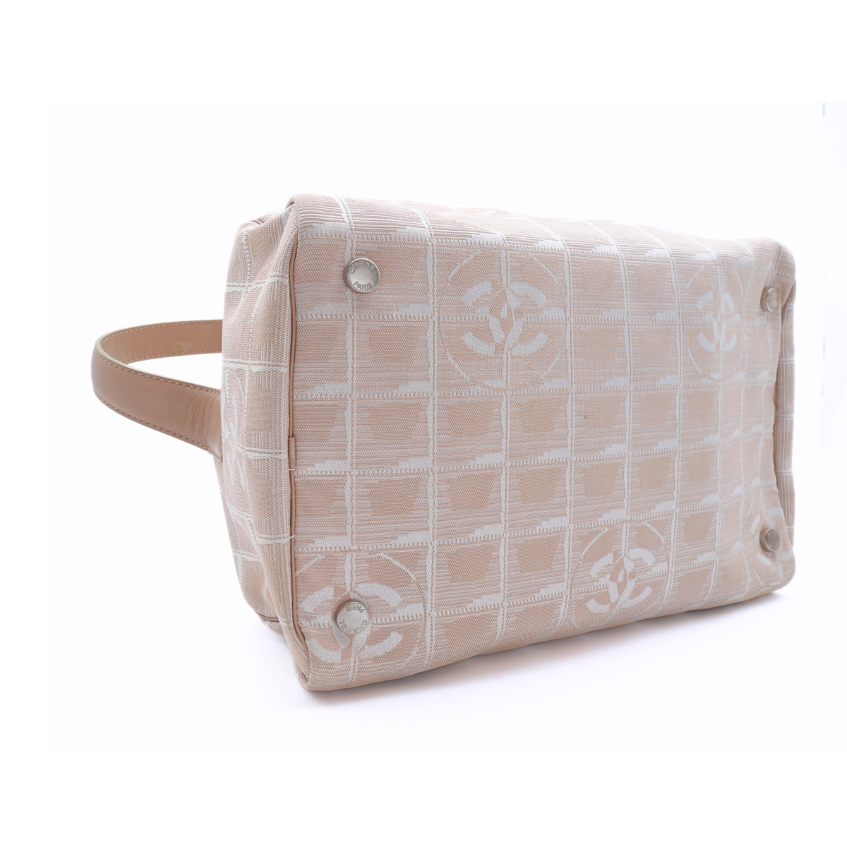 New Travel Medium Nylon Beige Vanity Bag