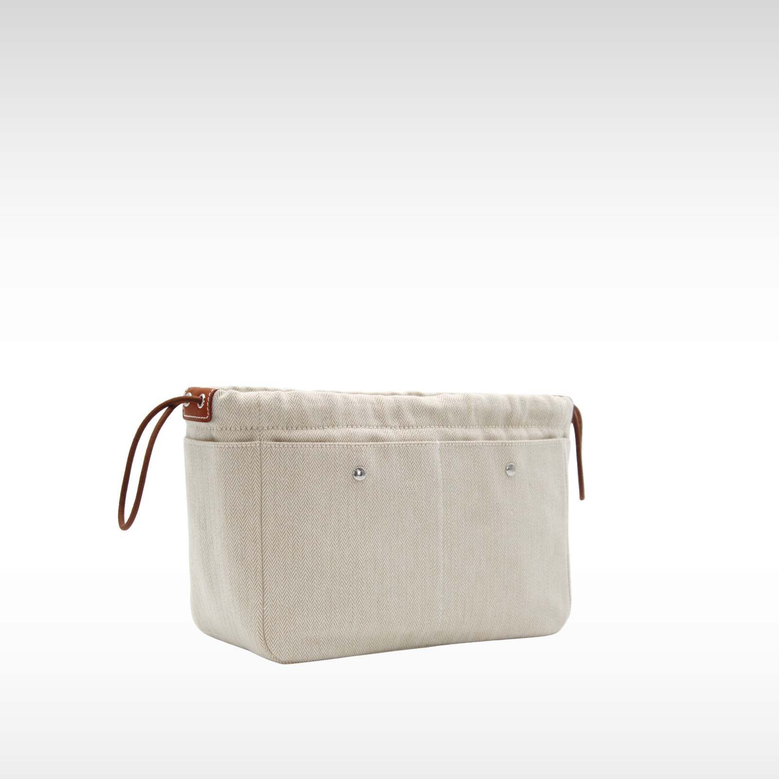 Fourbi 25 Canvas Natural + Fauve Pouch