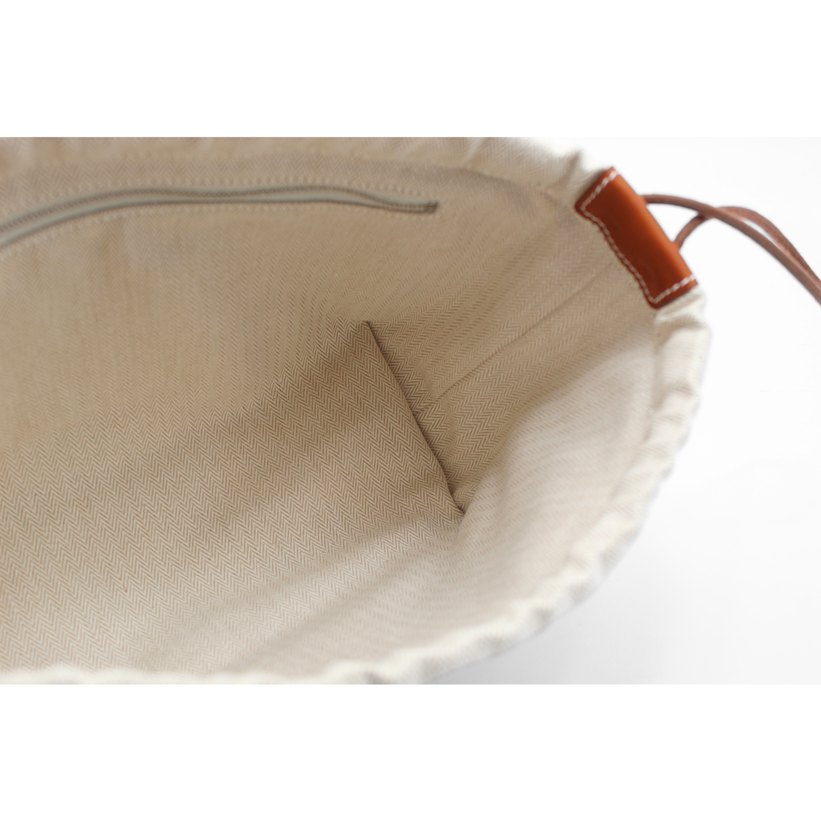 Fourbi 25 Canvas Natural + Fauve Pouch